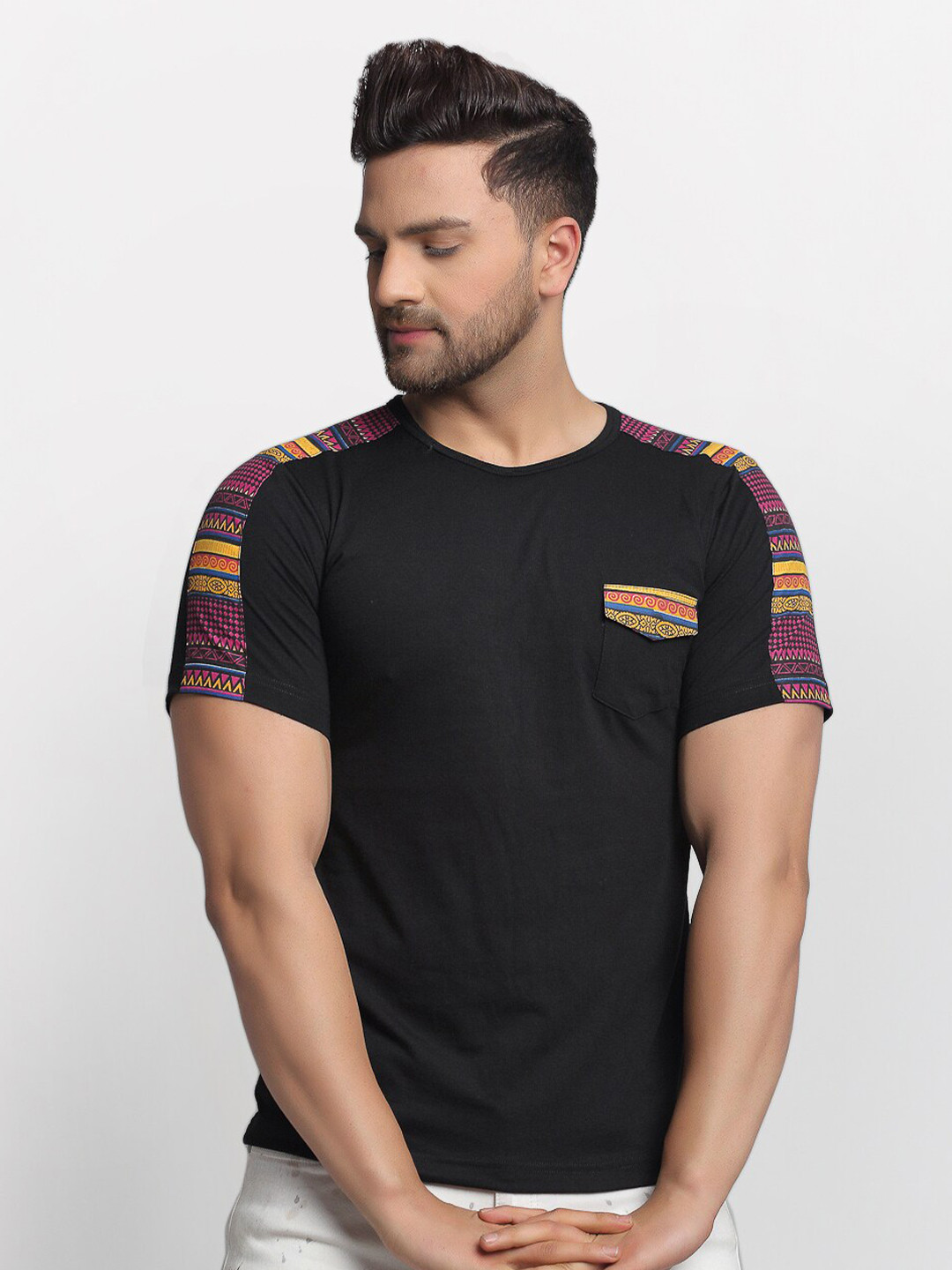 

Rigo Slim Fit Cotton T-shirt, Black
