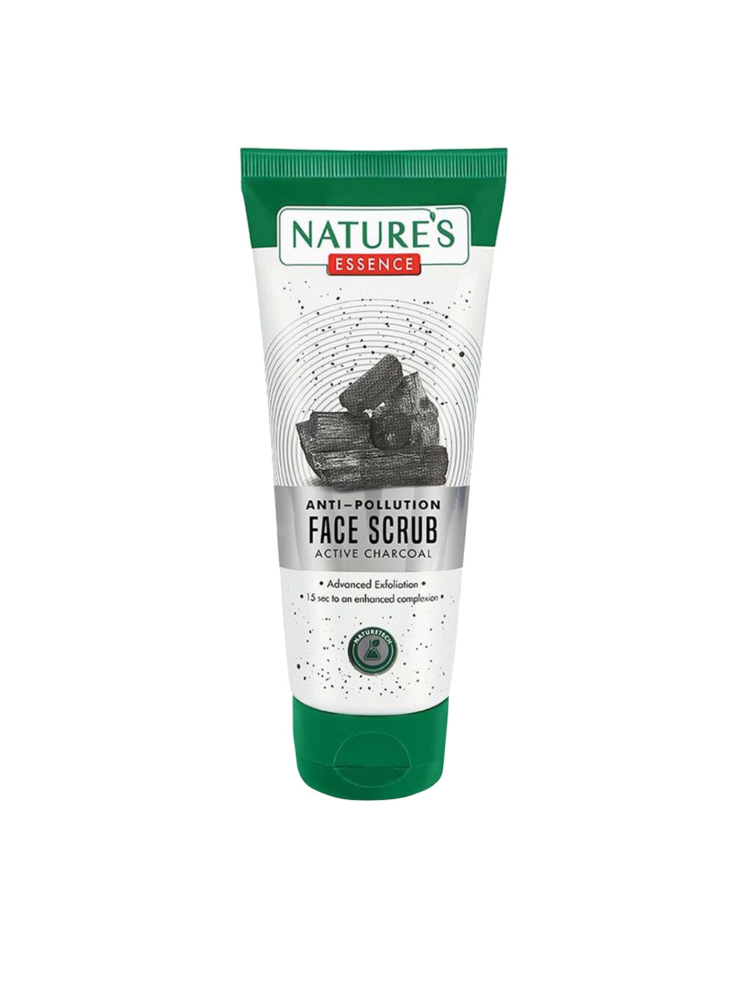 

Nature's Essence Anti Pollution Charcoal Face Scrub - 65 ml, Grey