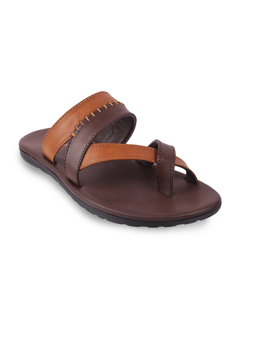 

WALKWAY by Metro Men Brown & Tan Comfort Sandals