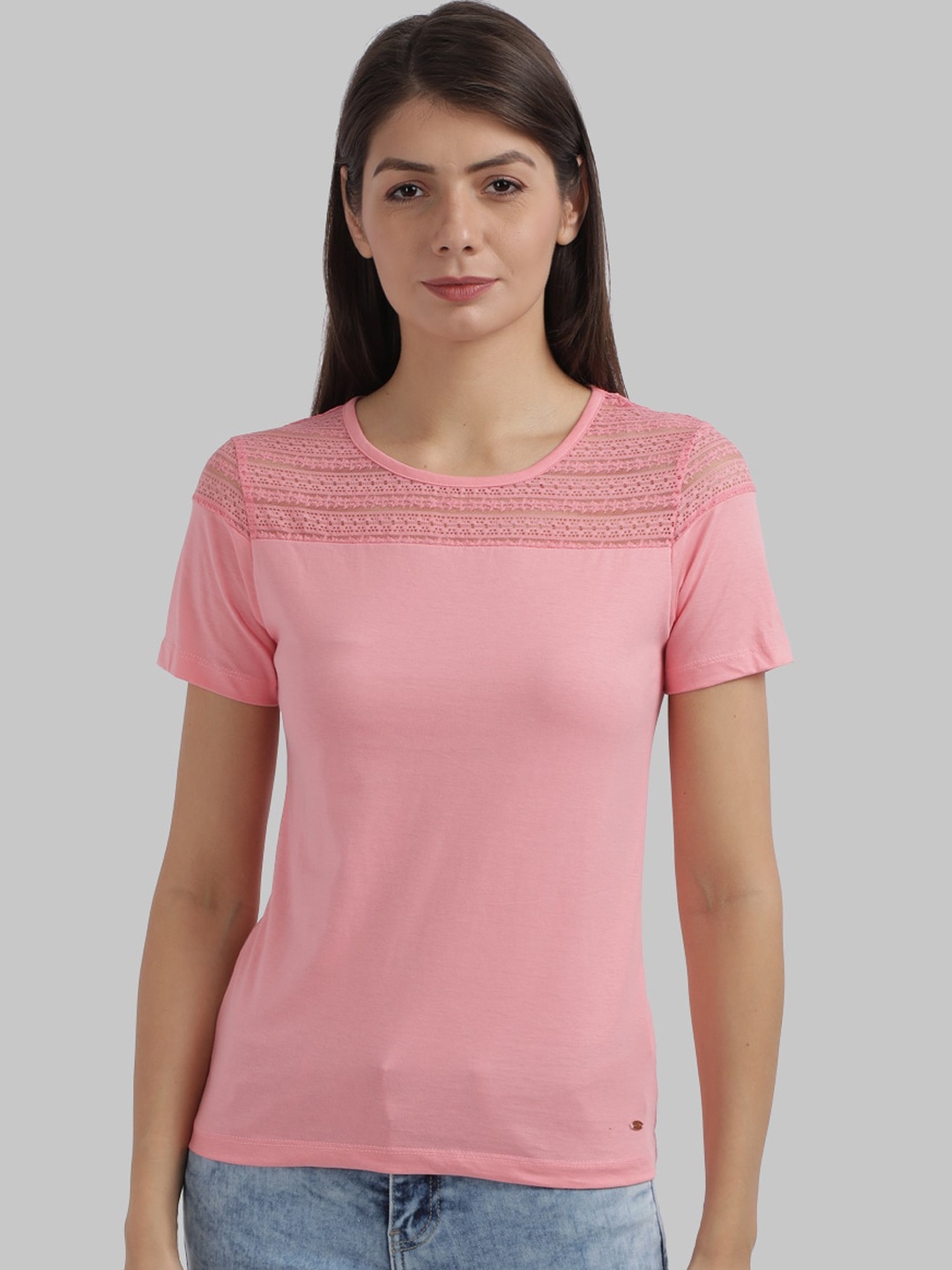 

Parx Pink Regular Solid Top