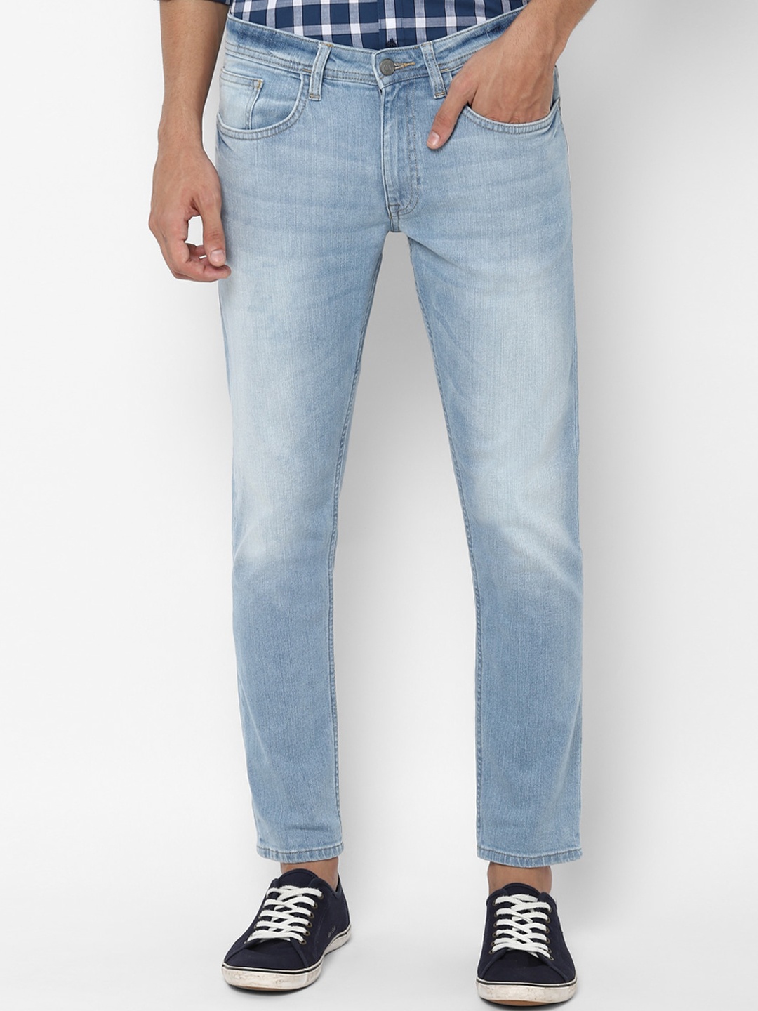 

Allen Solly Men Blue Slim Fit Heavy Fade Stretchable Jeans