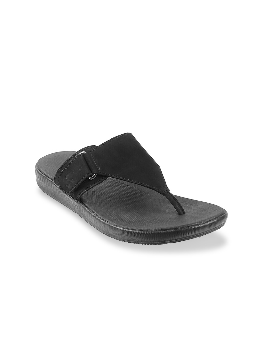 

Mochi Men Black Suede Comfort Sandals