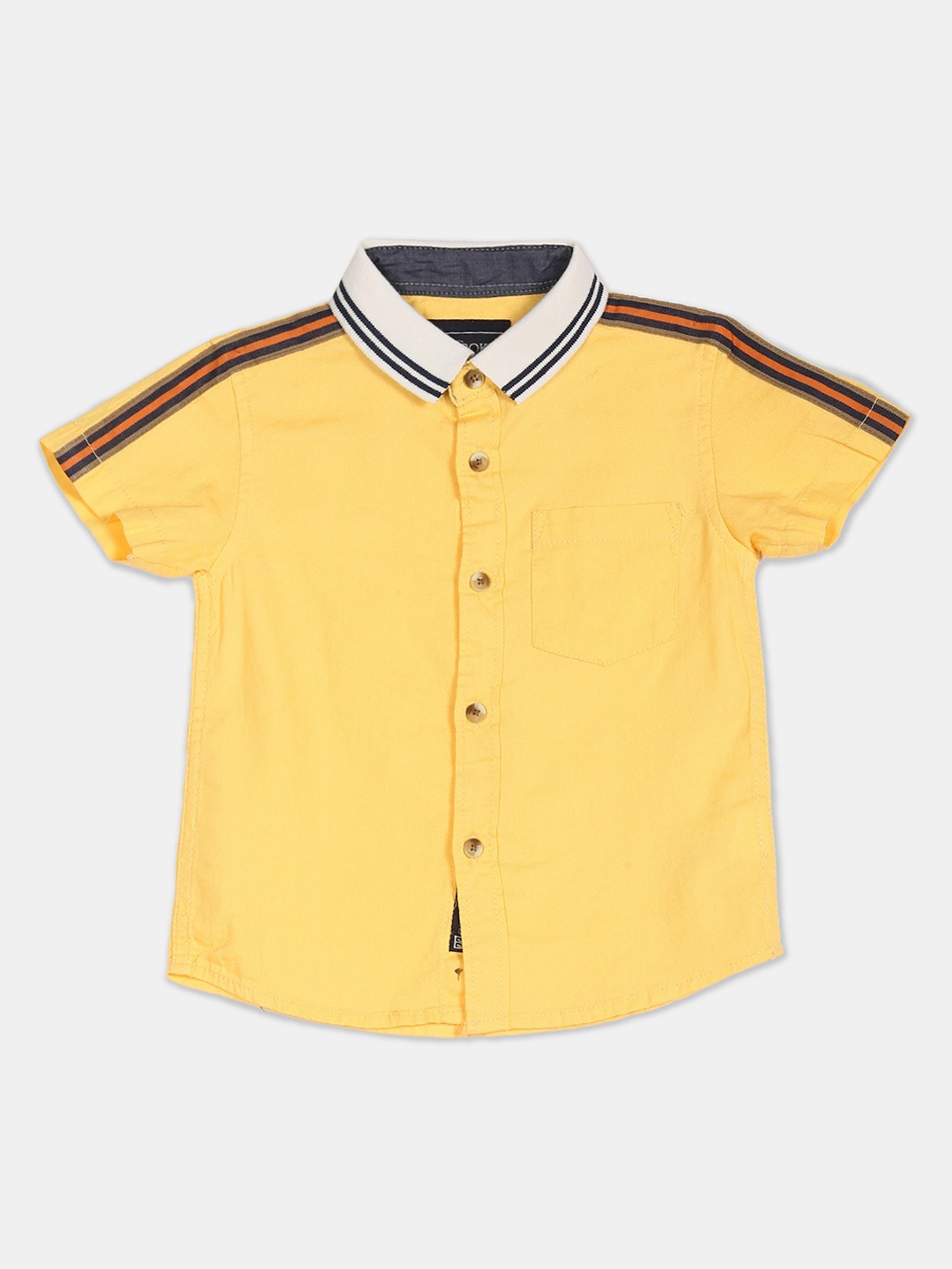 

Cherokee Boys Yellow Casual Shirt