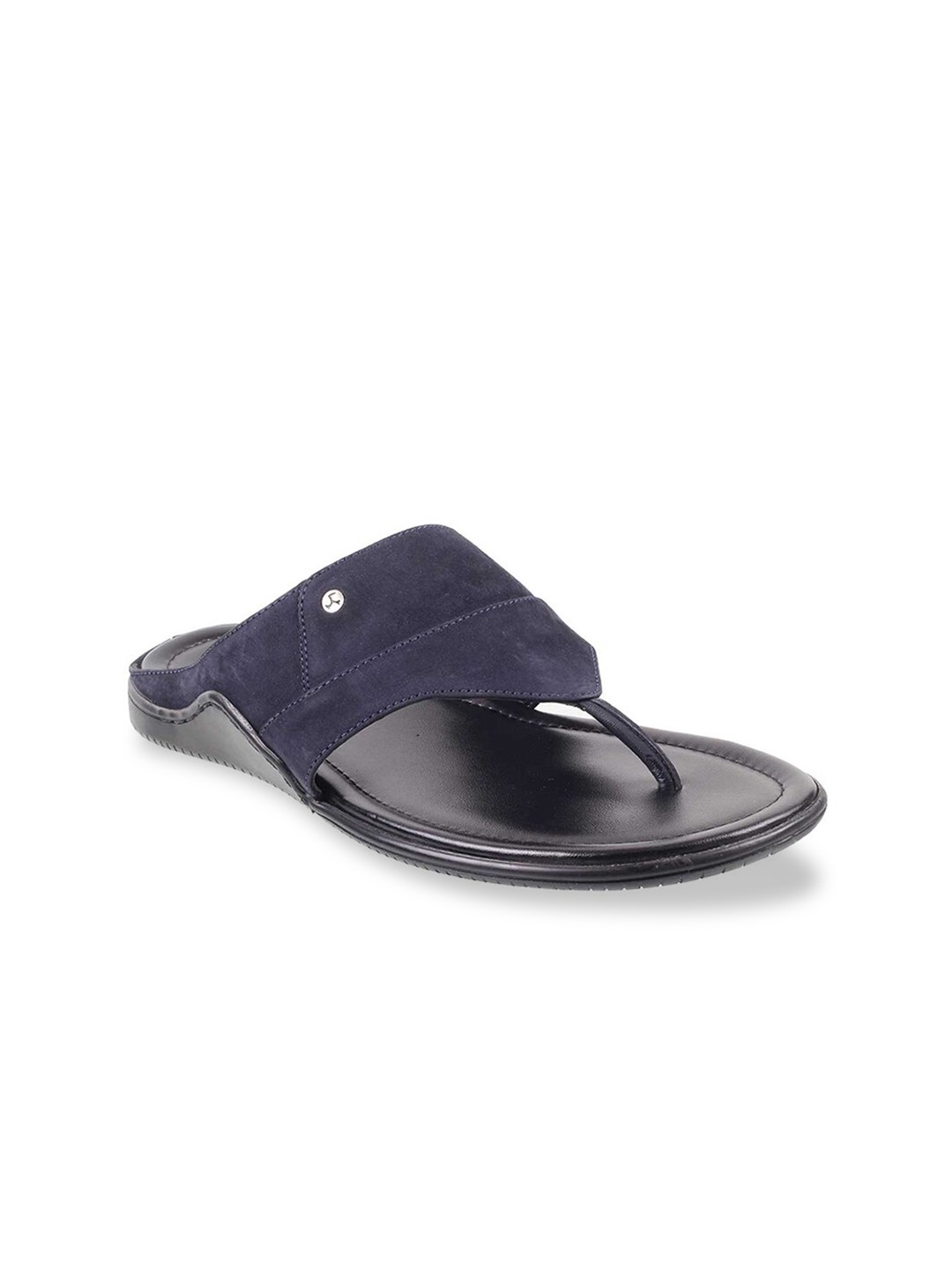 

Mochi Men Navy Blue Suede Comfort Sandals