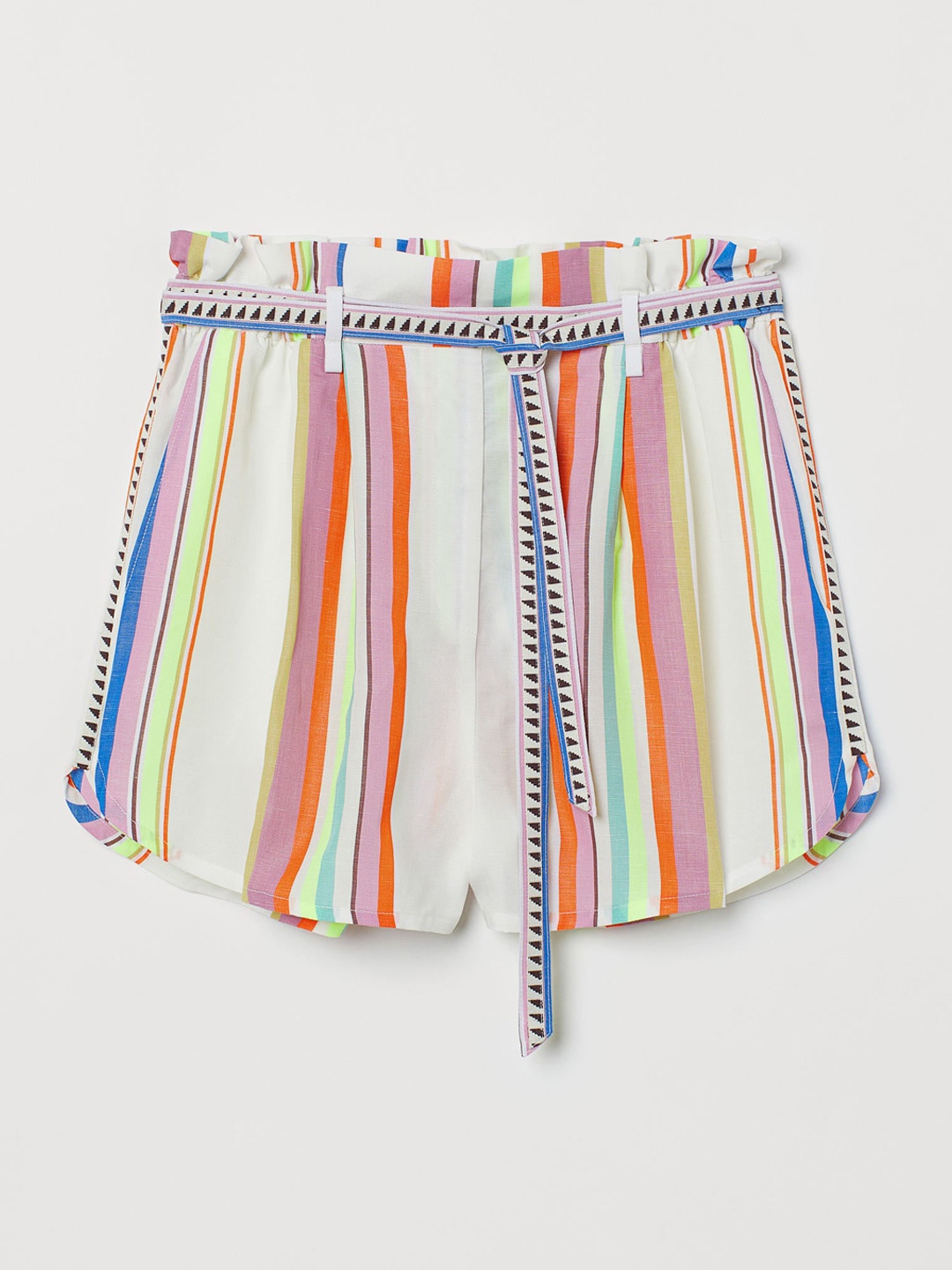 

H&M Women Multicoloured Lyocell-Blend Shorts, Multi