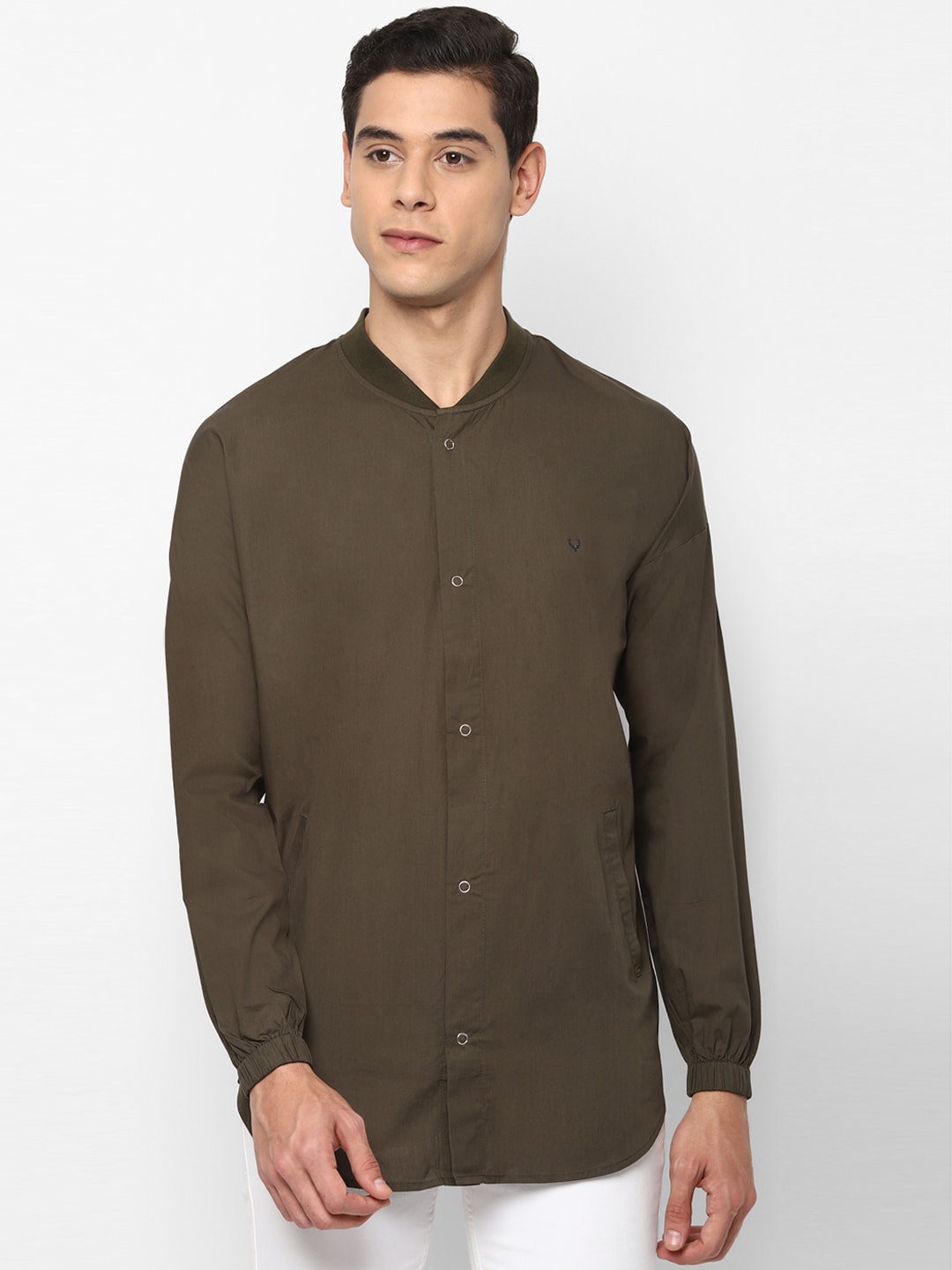 

Allen Solly Tribe Men Olive Casual Shirt