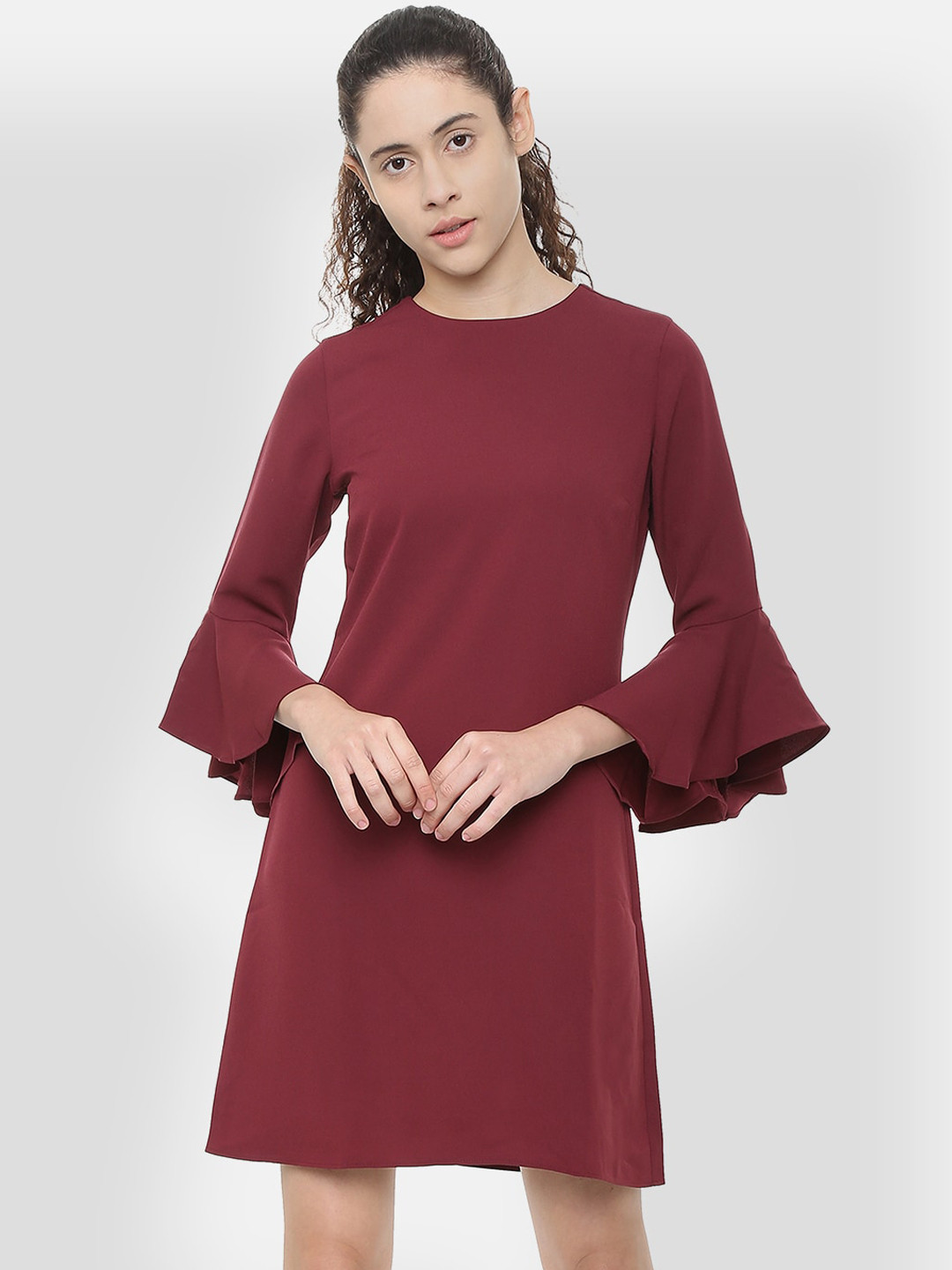

Allen Solly Woman Maroon A-Line Dress