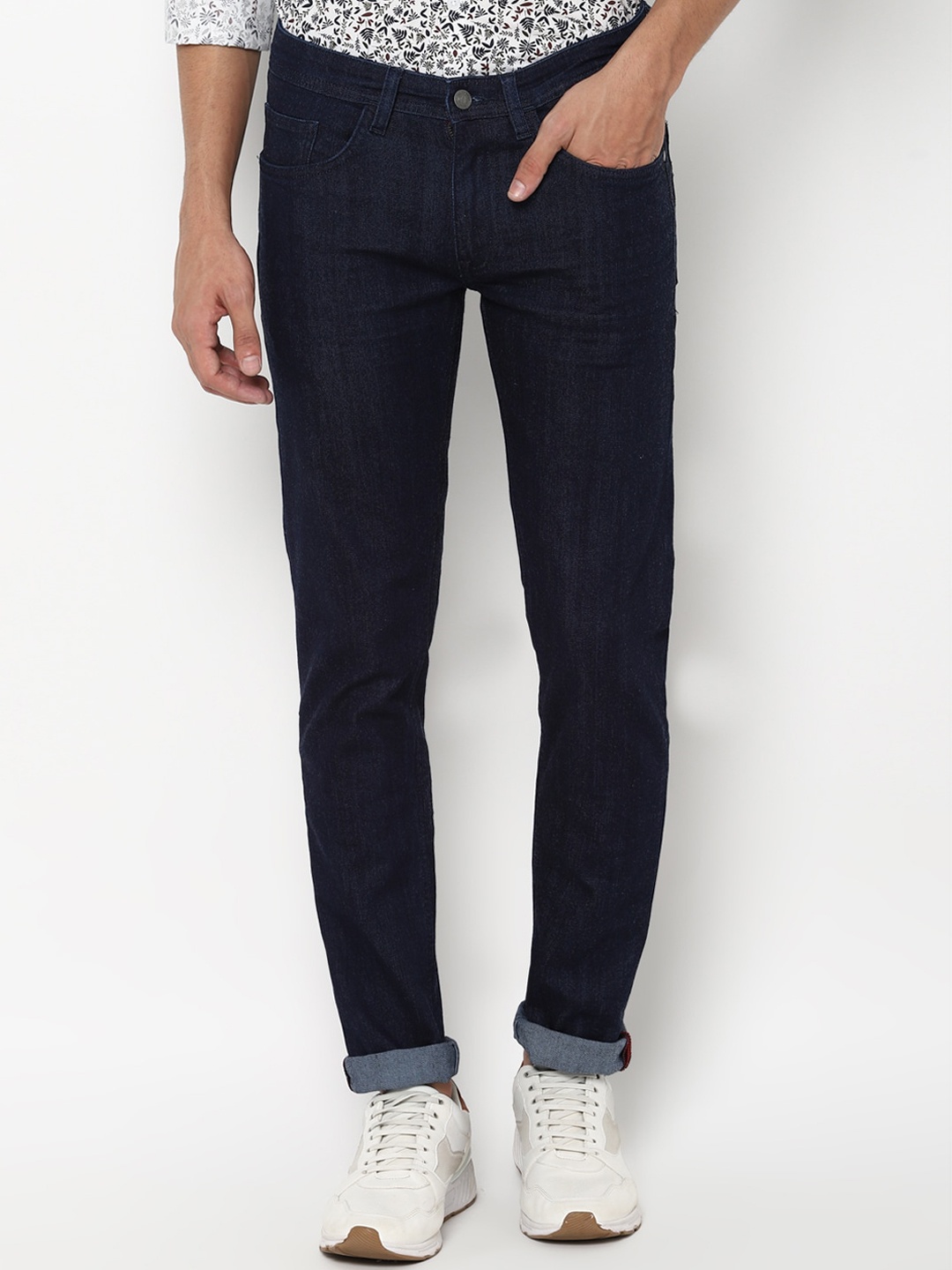 

Allen Solly Men Navy Blue Skinny Fit Jeans