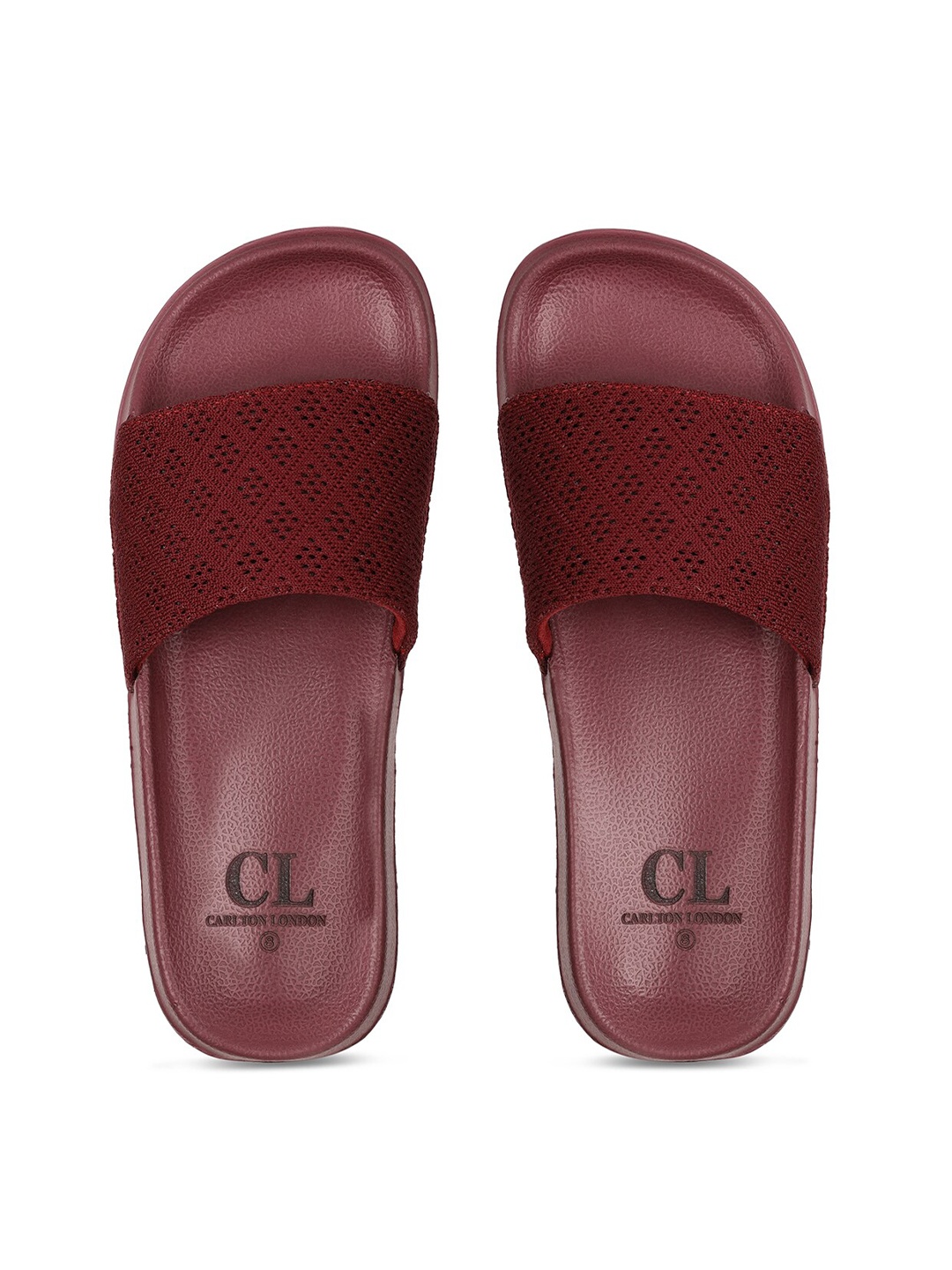

Carlton London Men Maroon Sliders