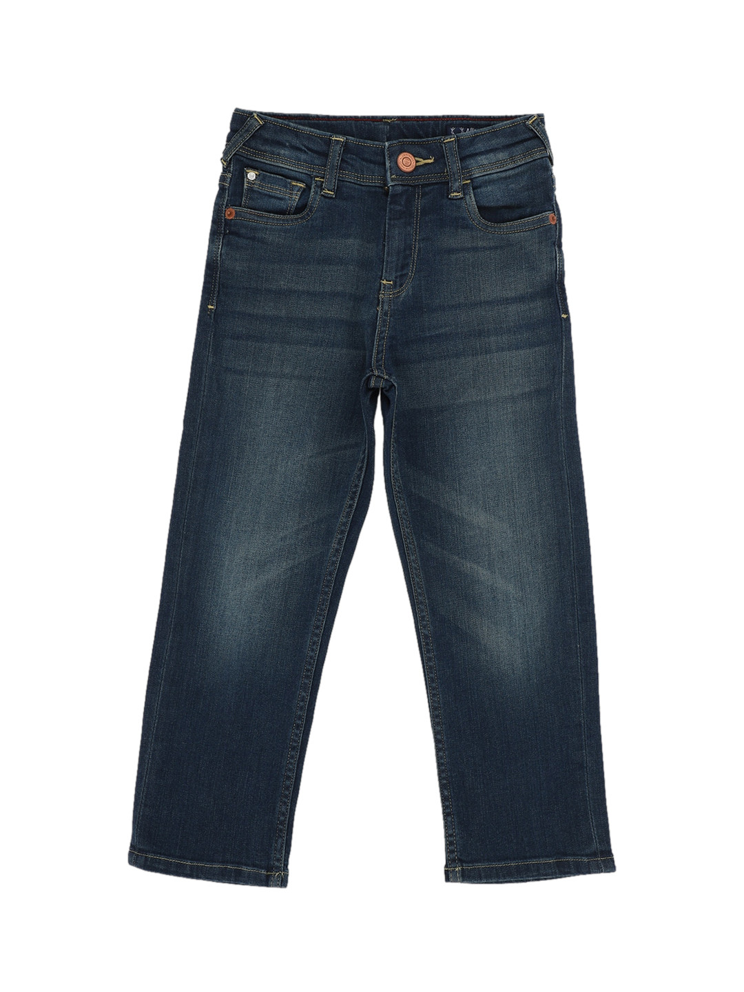 

Allen Solly Junior Boys Navy Blue Light Fade Jeans