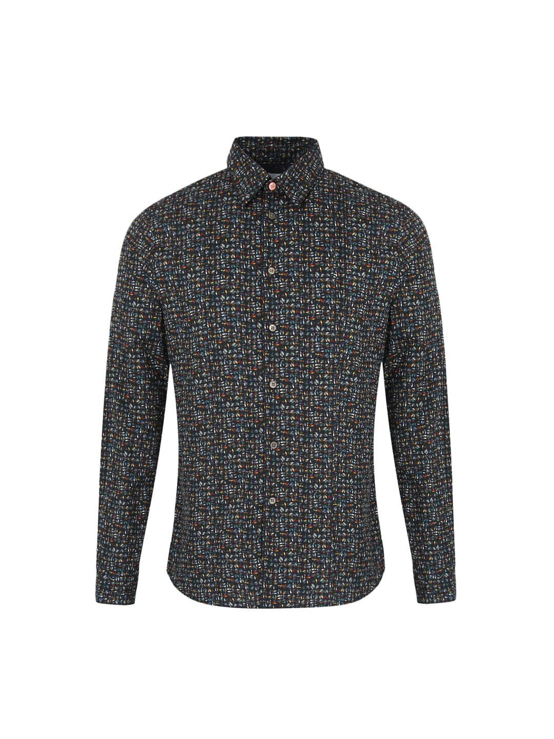 

PS By Paul Smith Men Black Printed Casual Shirt