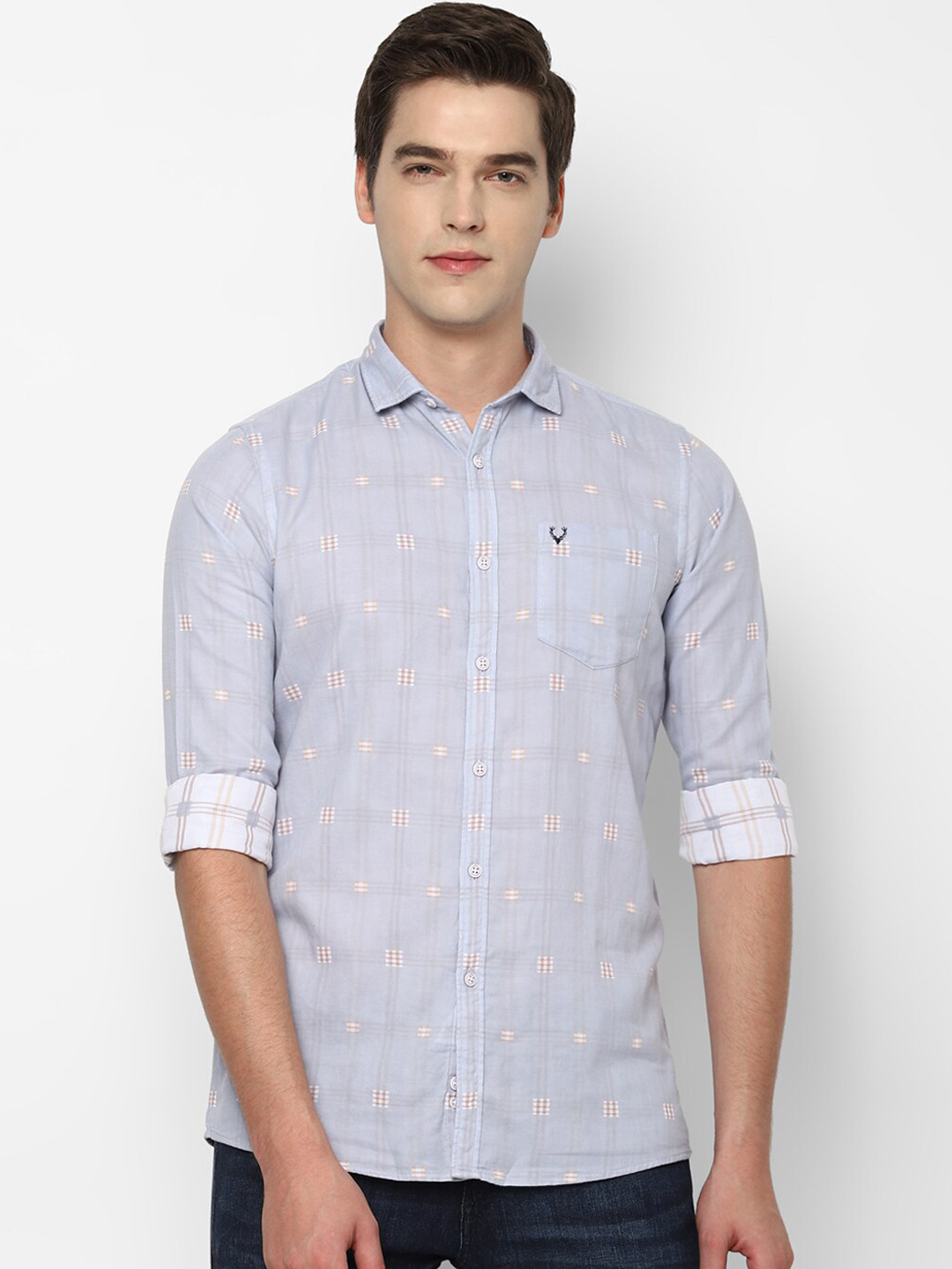 

Allen Solly Sport Men Blue Casual Shirt
