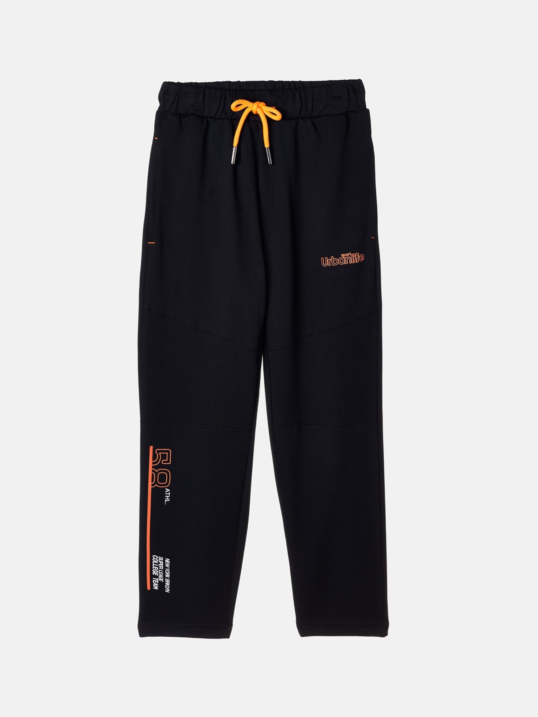 

Monte Carlo Boys Black Cotton Blend Straight Fit Track Pants