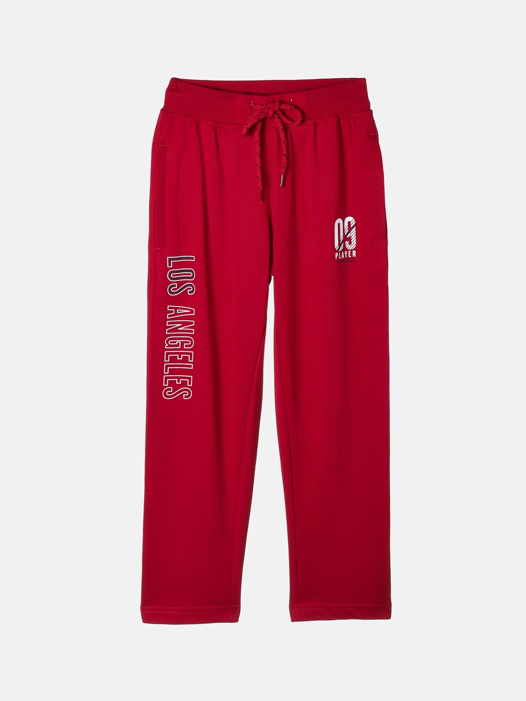 

Monte Carlo Boys Red Cotton Blend Track Pants