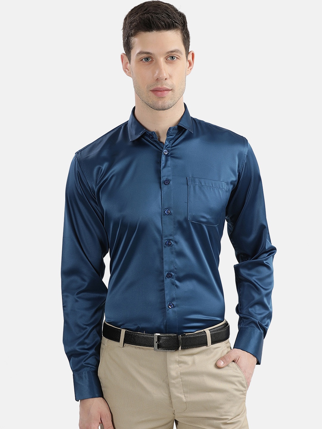 

V2 Value & Variety Men Blue Party Shirt