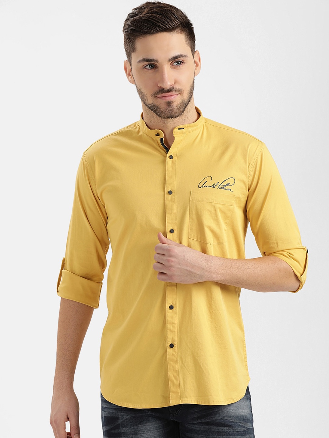 

V2 Value & Variety Men Yellow Casual Shirt