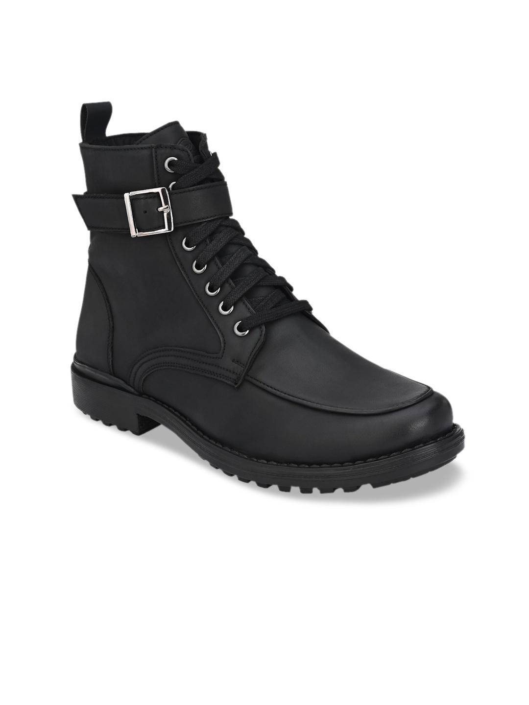 

Delize Men Black Flat Boots