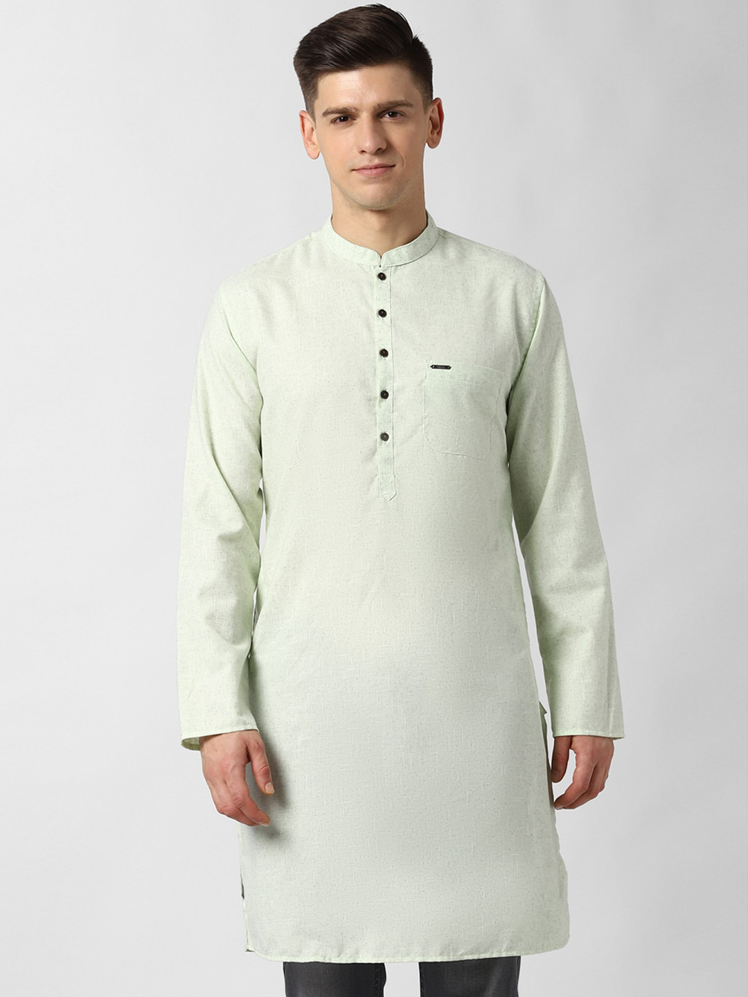 

Peter England Men Green Kurta