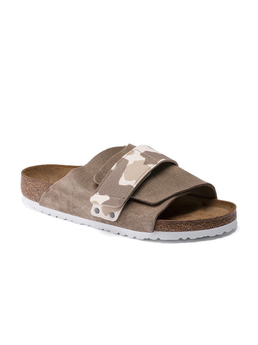 

Birkenstock Men Kyoto Brown Regular Slides