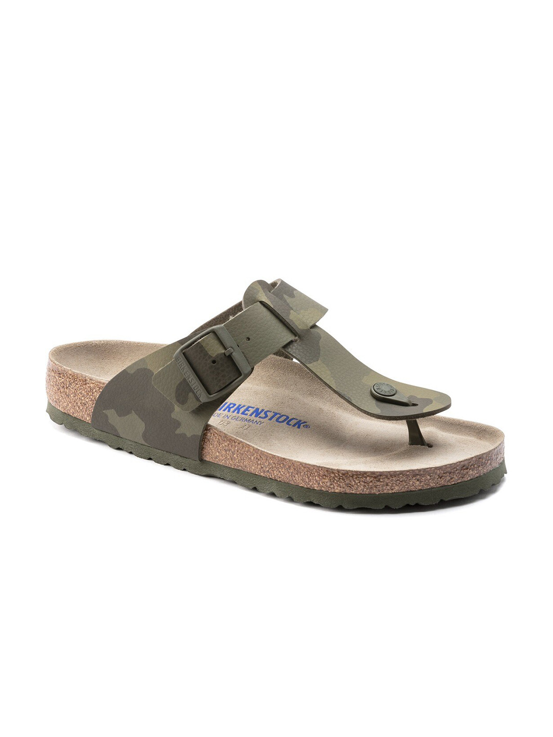 

Birkenstock Men Green Medina Soft Footbed Regular Width Slides