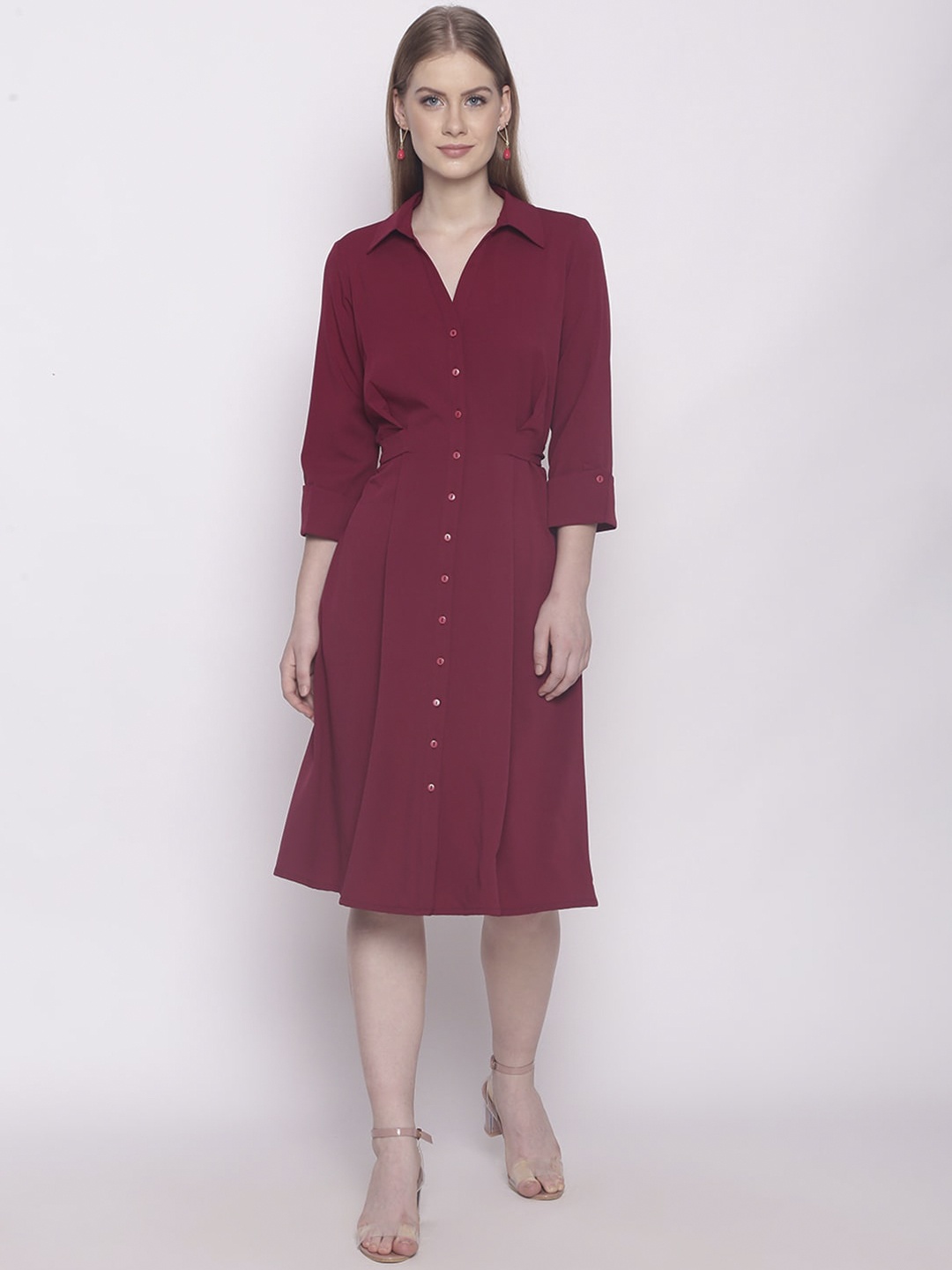 

Zink London Red Shirt Dress