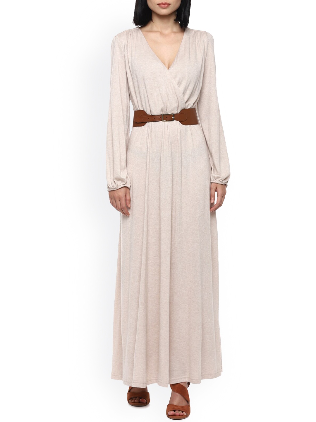

Rinascimento Cream Maxi Dress