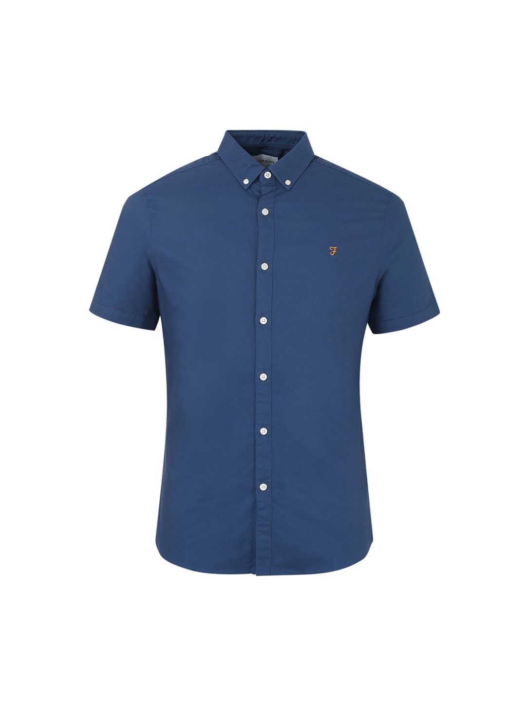 

Farah Men Blue Slim Fit Solid Casual Shirt