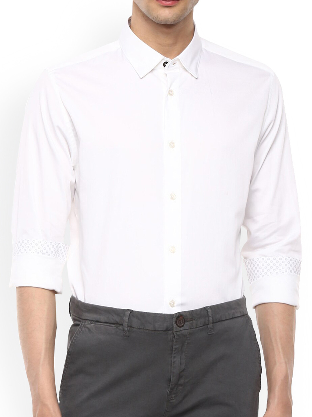 

Ted Baker Men White Casual Shirt