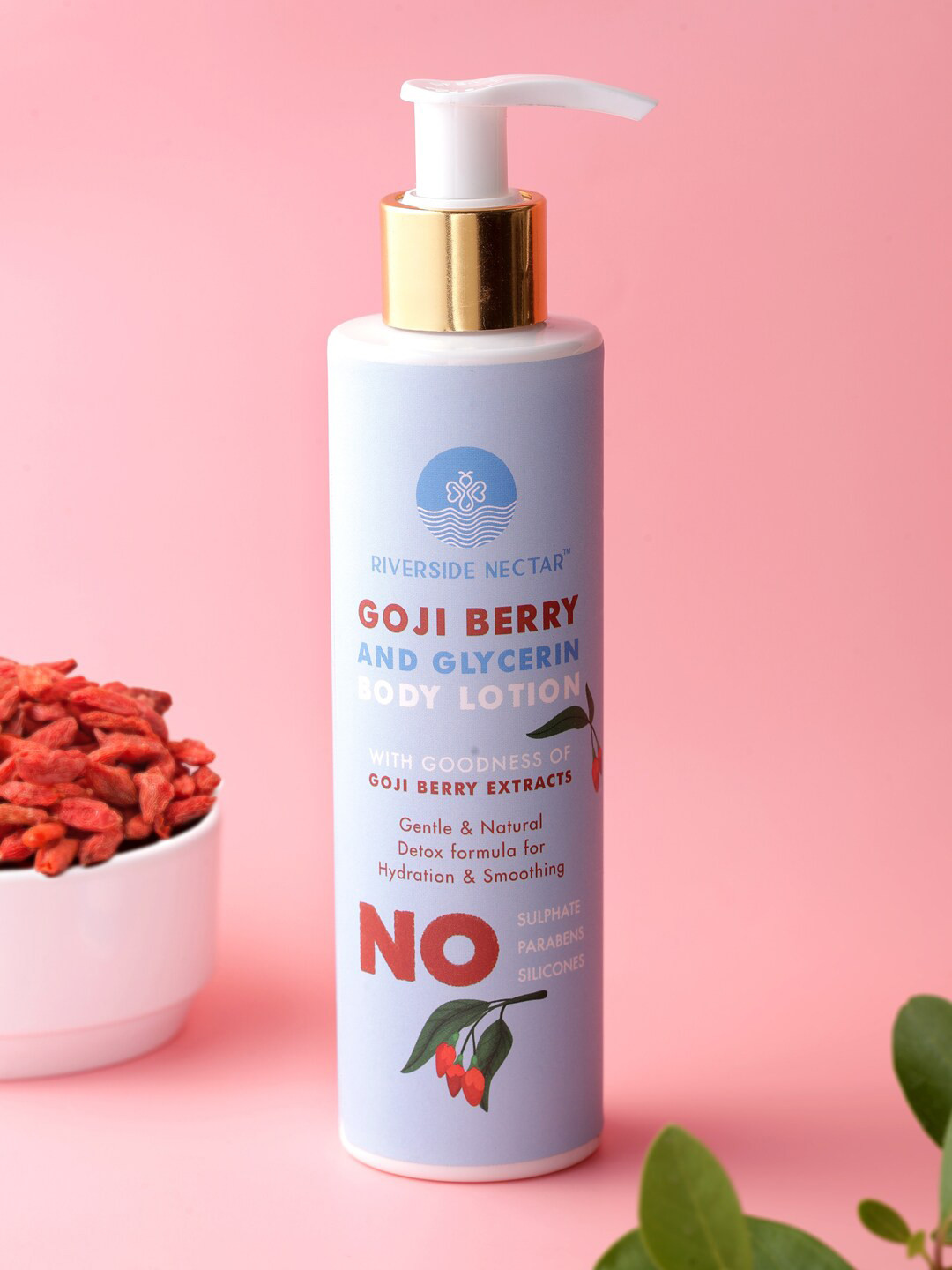 

Riverside Nectar Goji Berry and Glycerin Body Lotion 200 ml, White