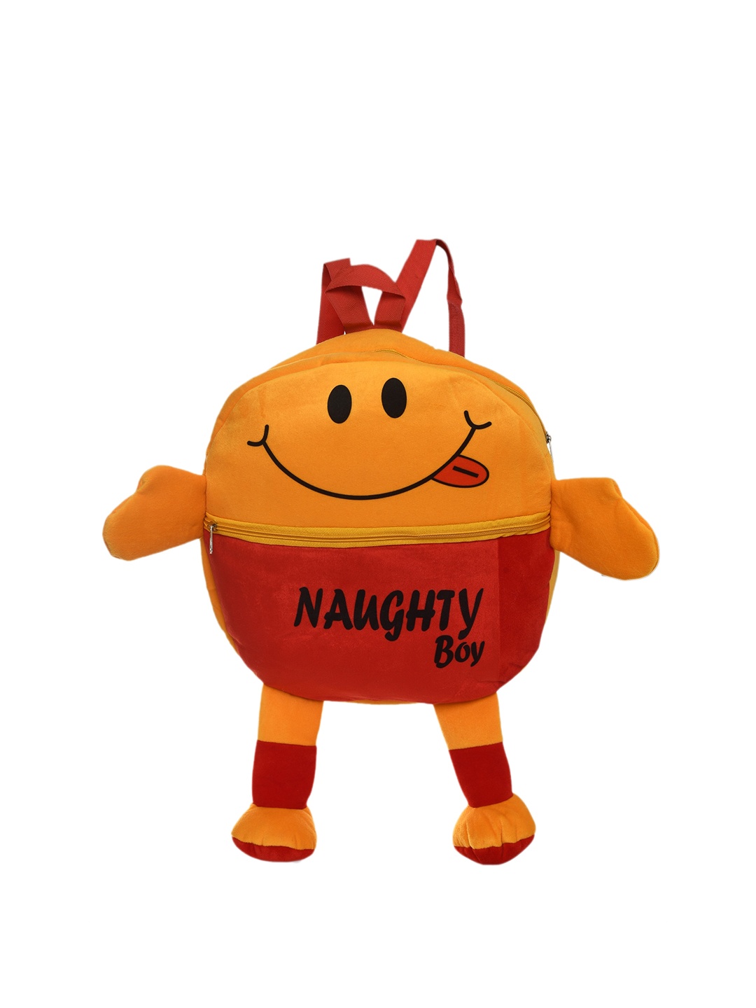 

DukieKooky Unisex Kids Red & Orange Emoji Backpack