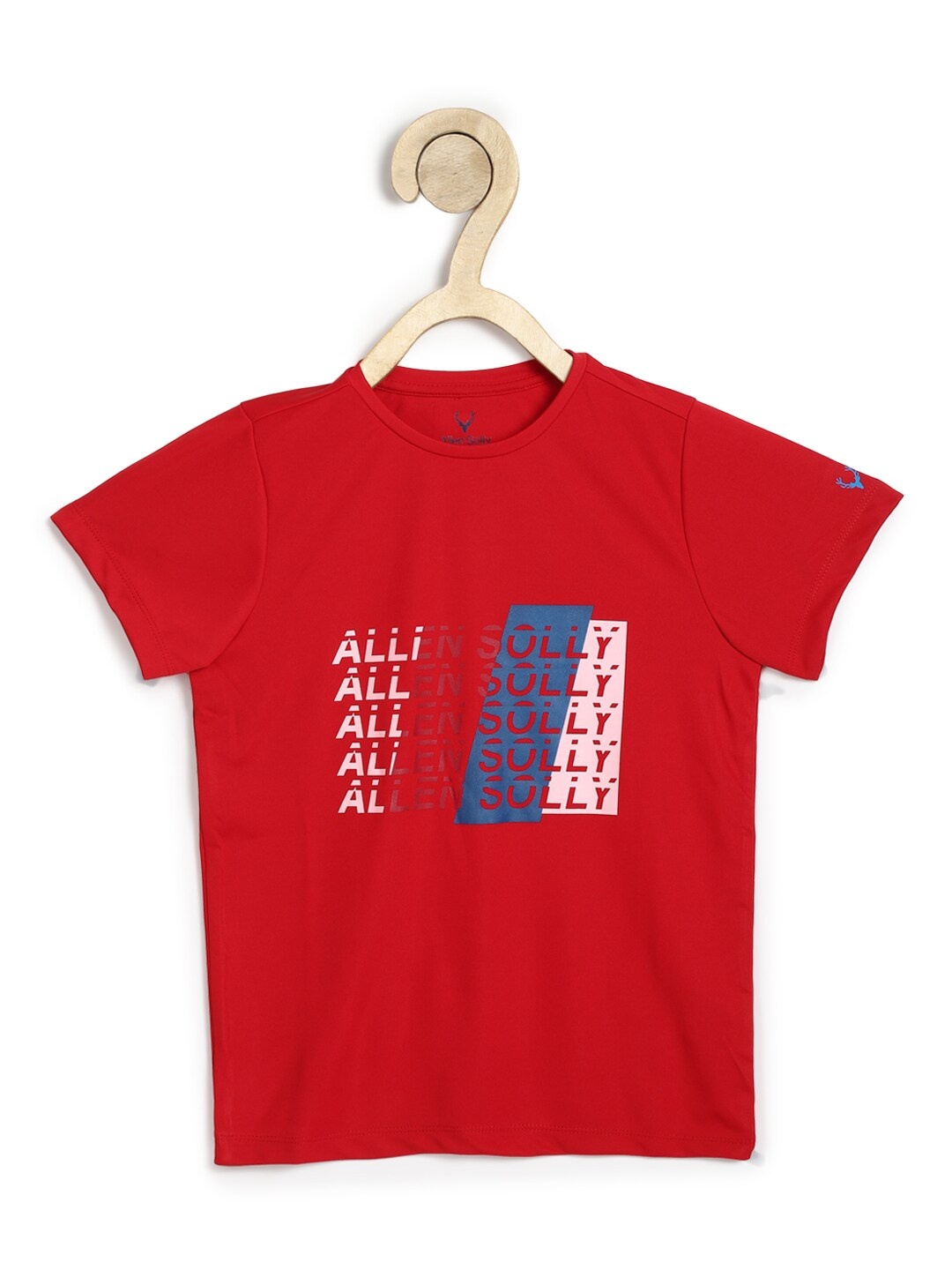 

Allen Solly Junior Boys Red Typography Printed Applique T-shirt