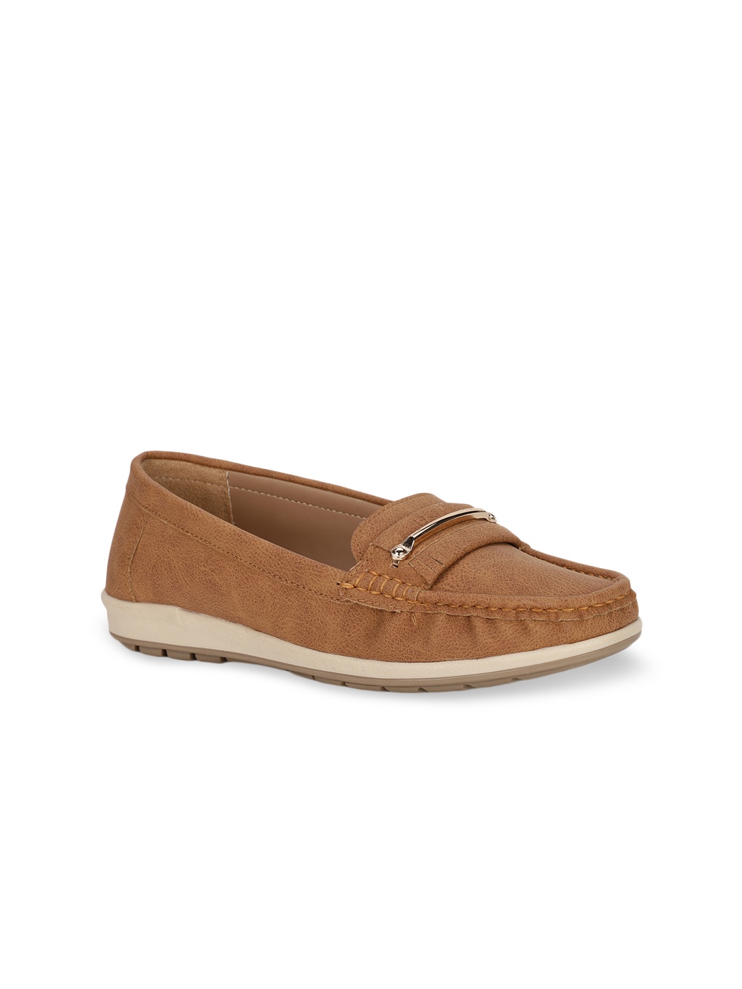 

Bata Women Tan Loafers