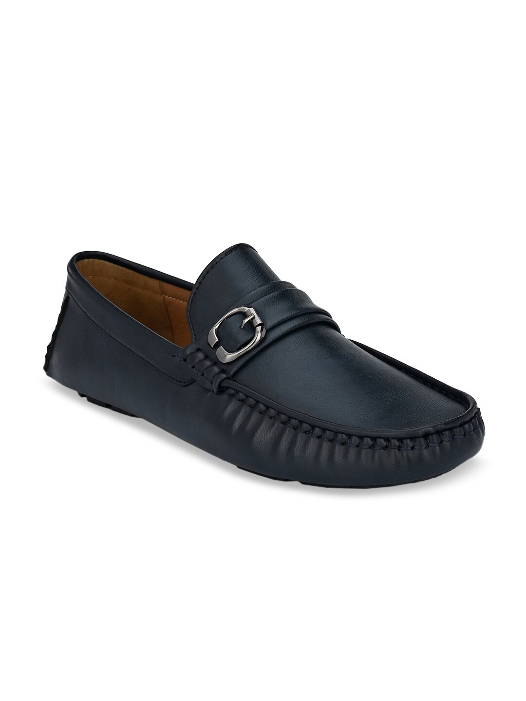 Alberto Torresi Men Blue Solid Casual Loafers