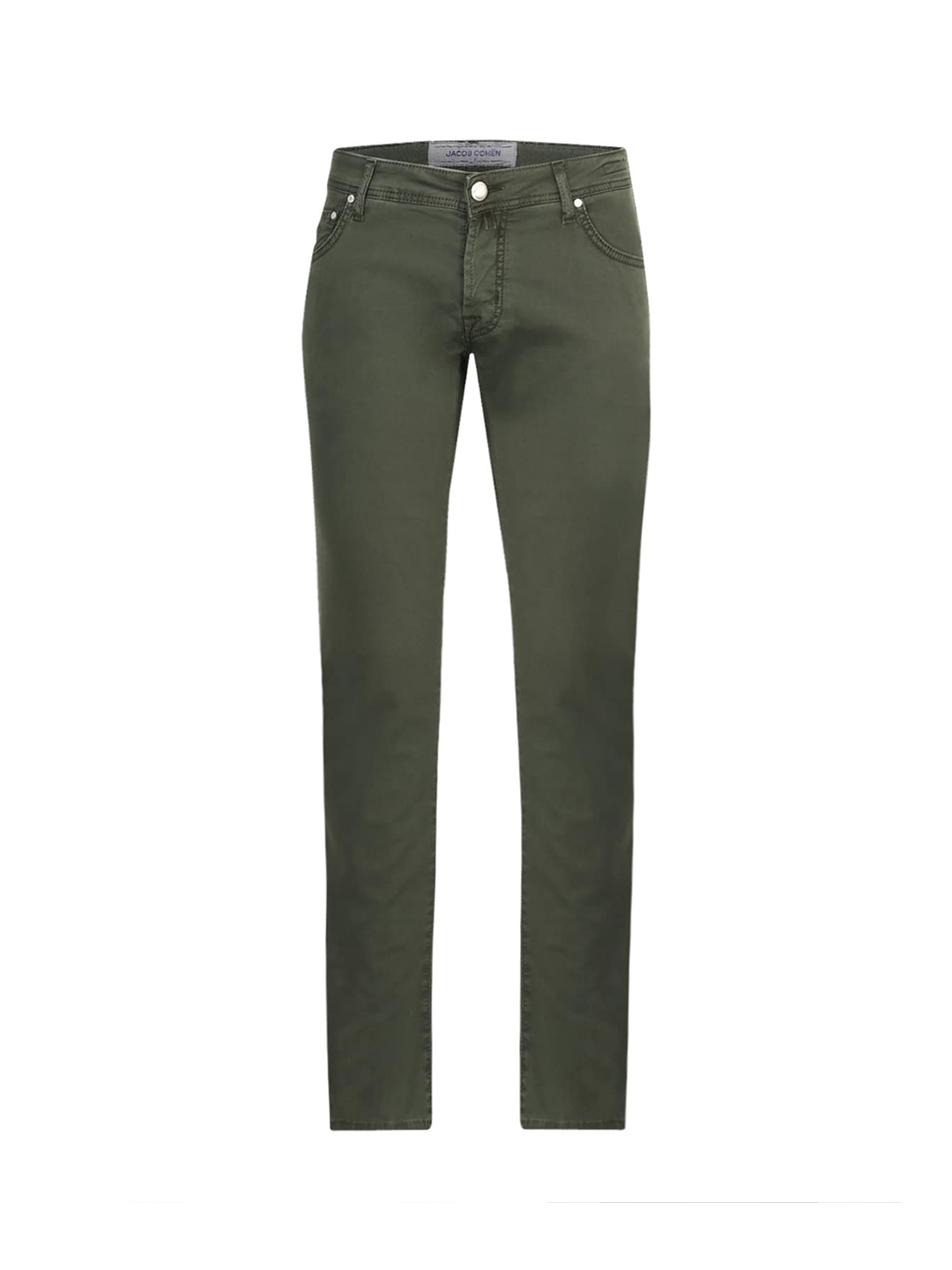 

Jacob Cohen Men Olive Green Stretchable Jeans