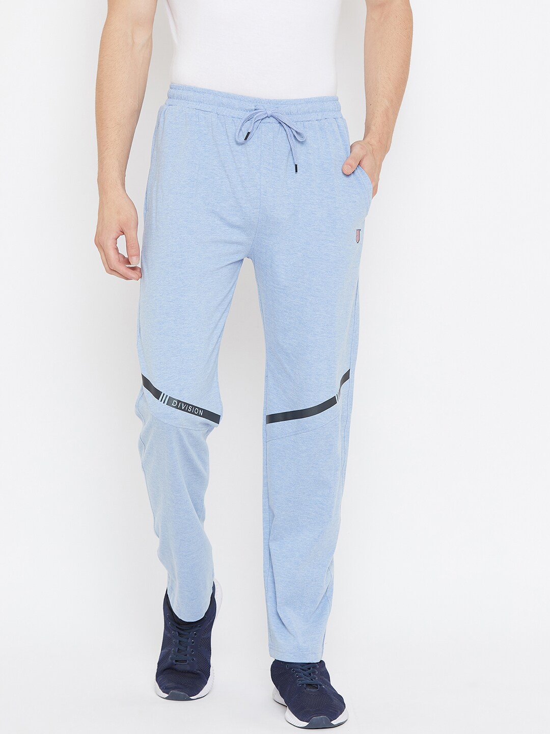 

Duke Men Blue Slim-Fit Cotton Track Pants