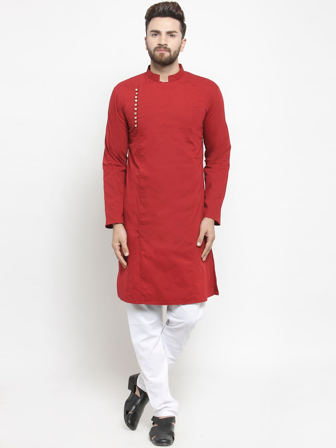 

Purple State Men Maroon Kurta