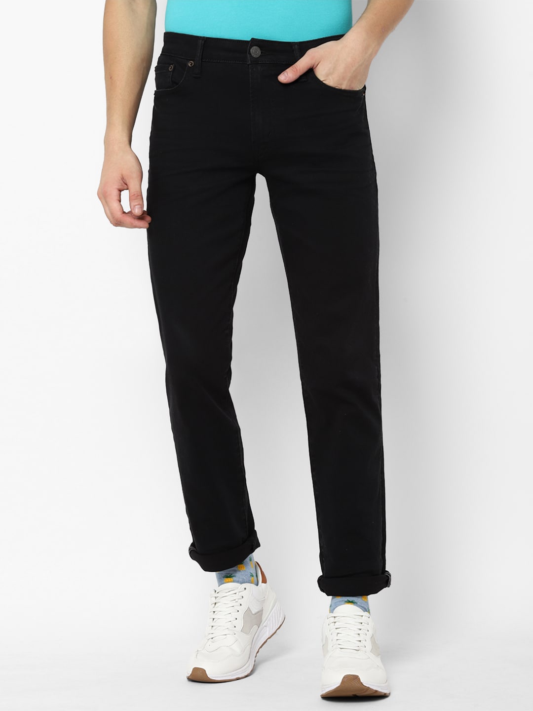 

AMERICAN EAGLE OUTFITTERS Men Black Slim Fit Jeans