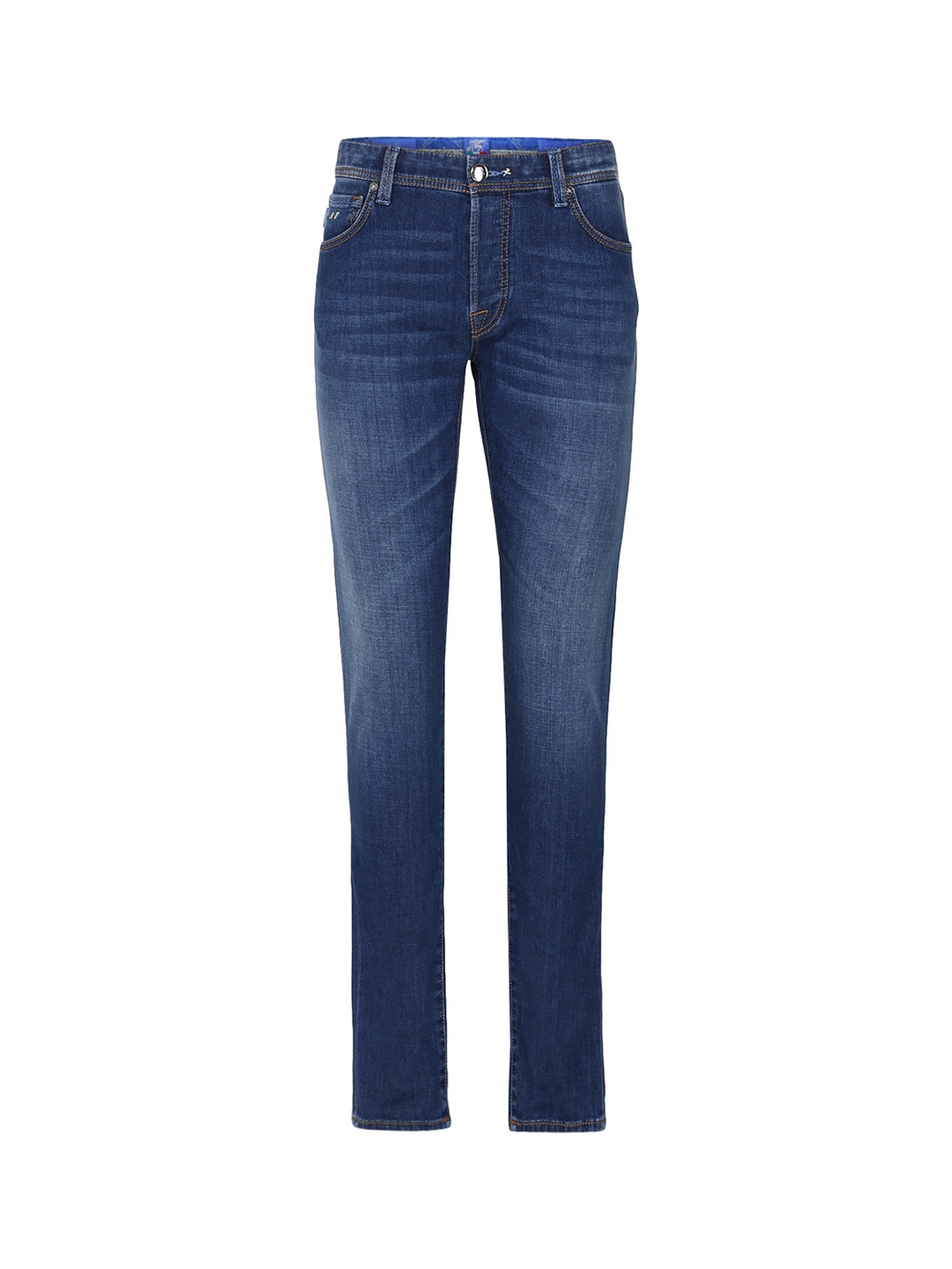 

Tramarossa Men Blue Light Fade Mid Rise Slim Fit Jeans