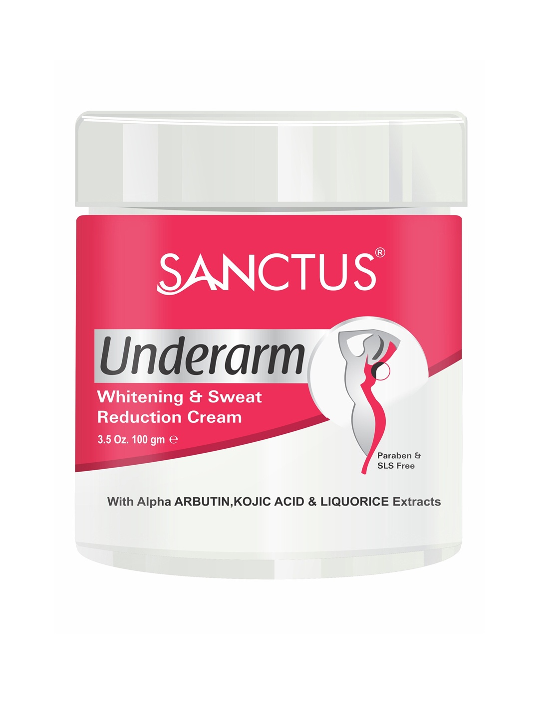 SANCTUS Underarm Whitening & Sweat Reduction Cream 100 g