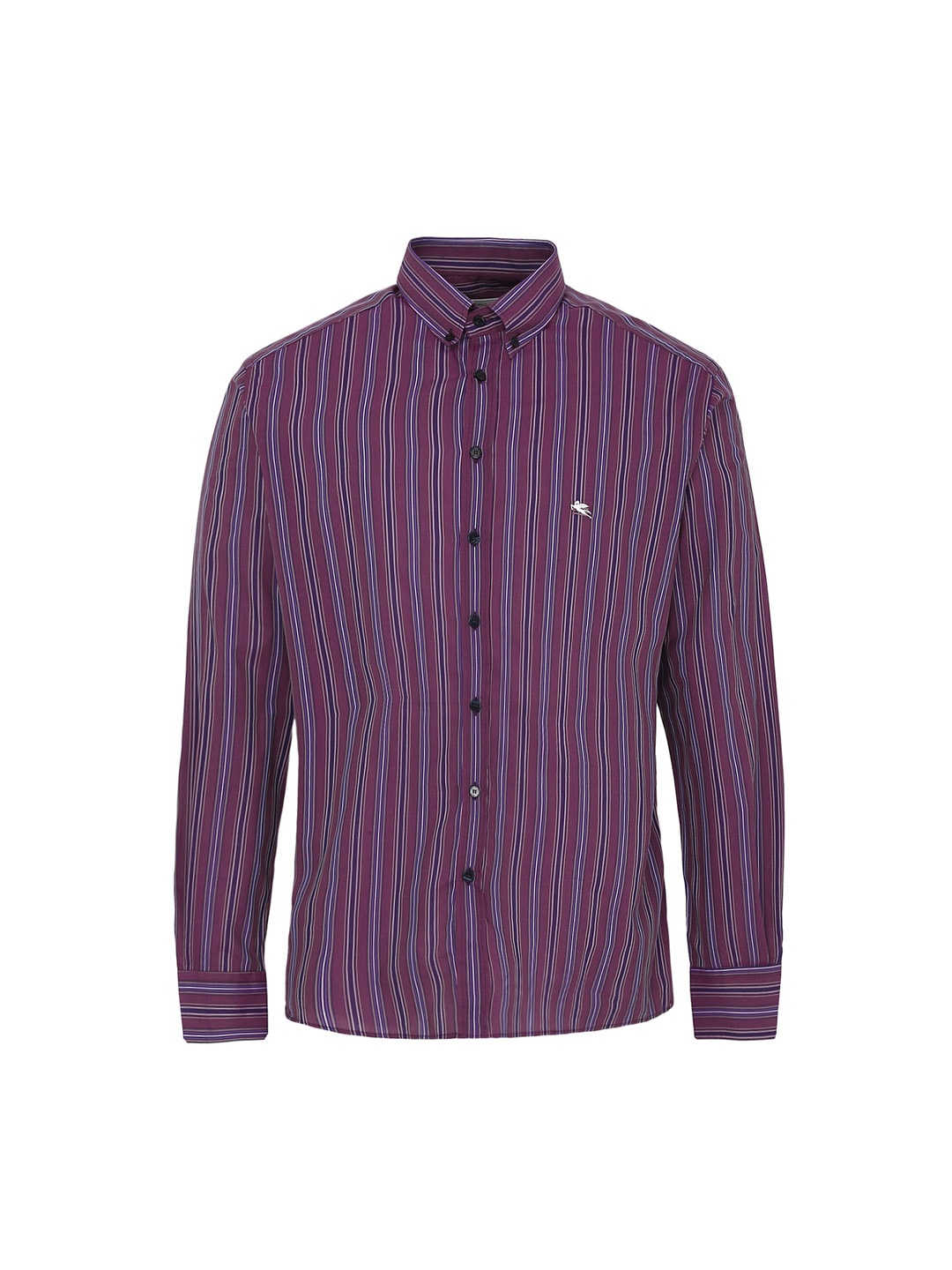

ETRO Men Purple Striped Casual Shirt