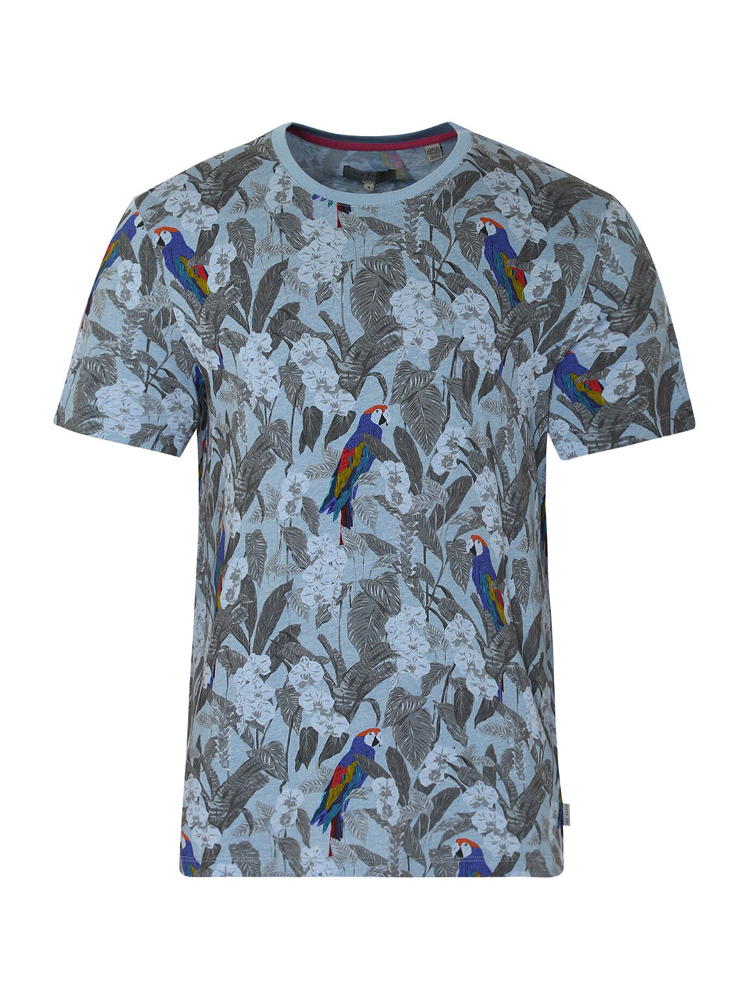 

Ted Baker Men Blue Printed T-shirt