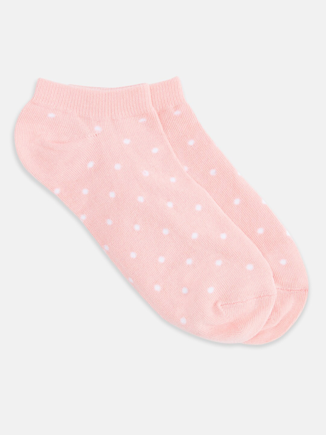 

Honey by Pantaloons Women Pink & White Patterned Ankle-Length Socks