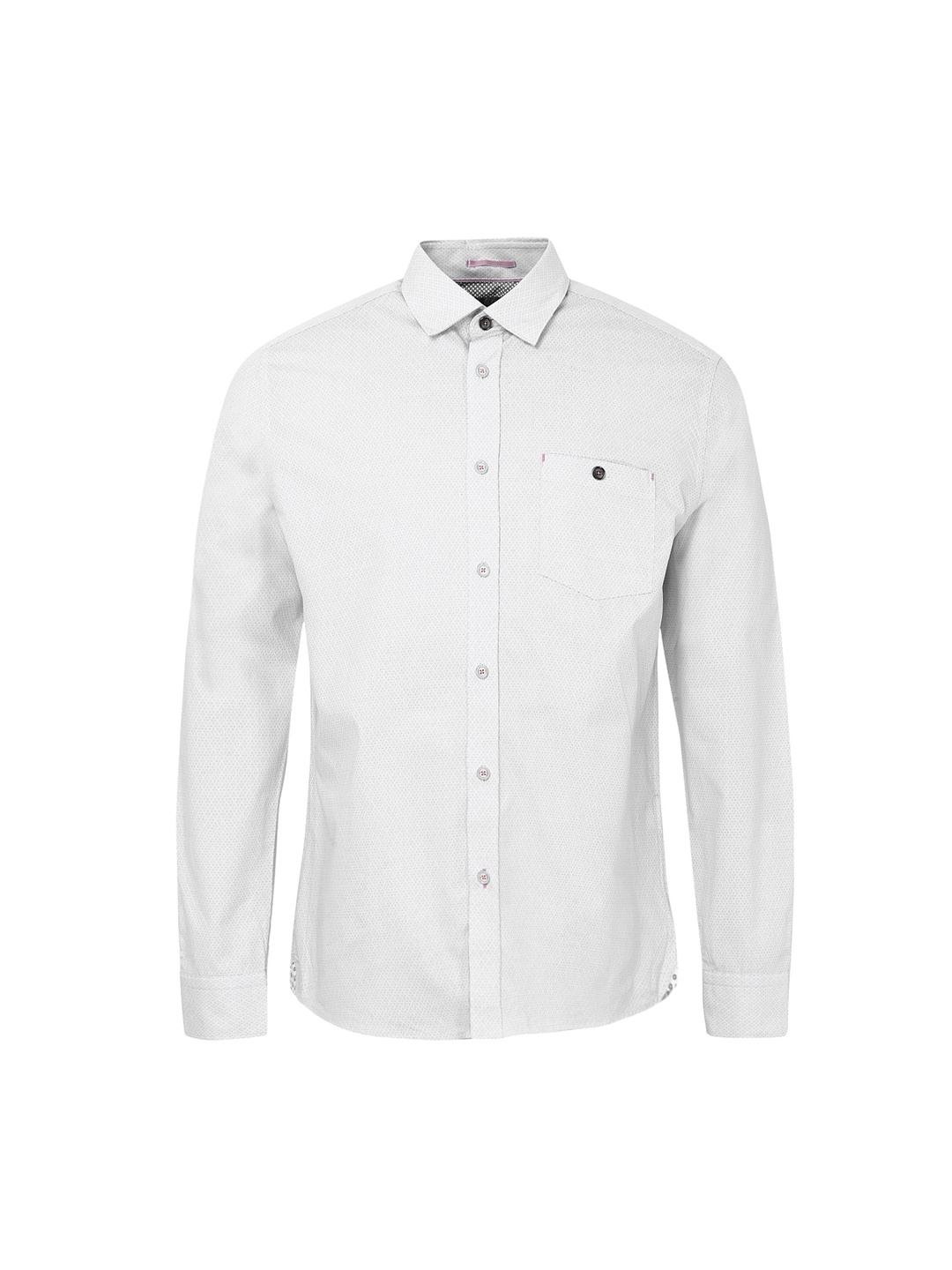 

Ted Baker Men White Printed Casual Shirt