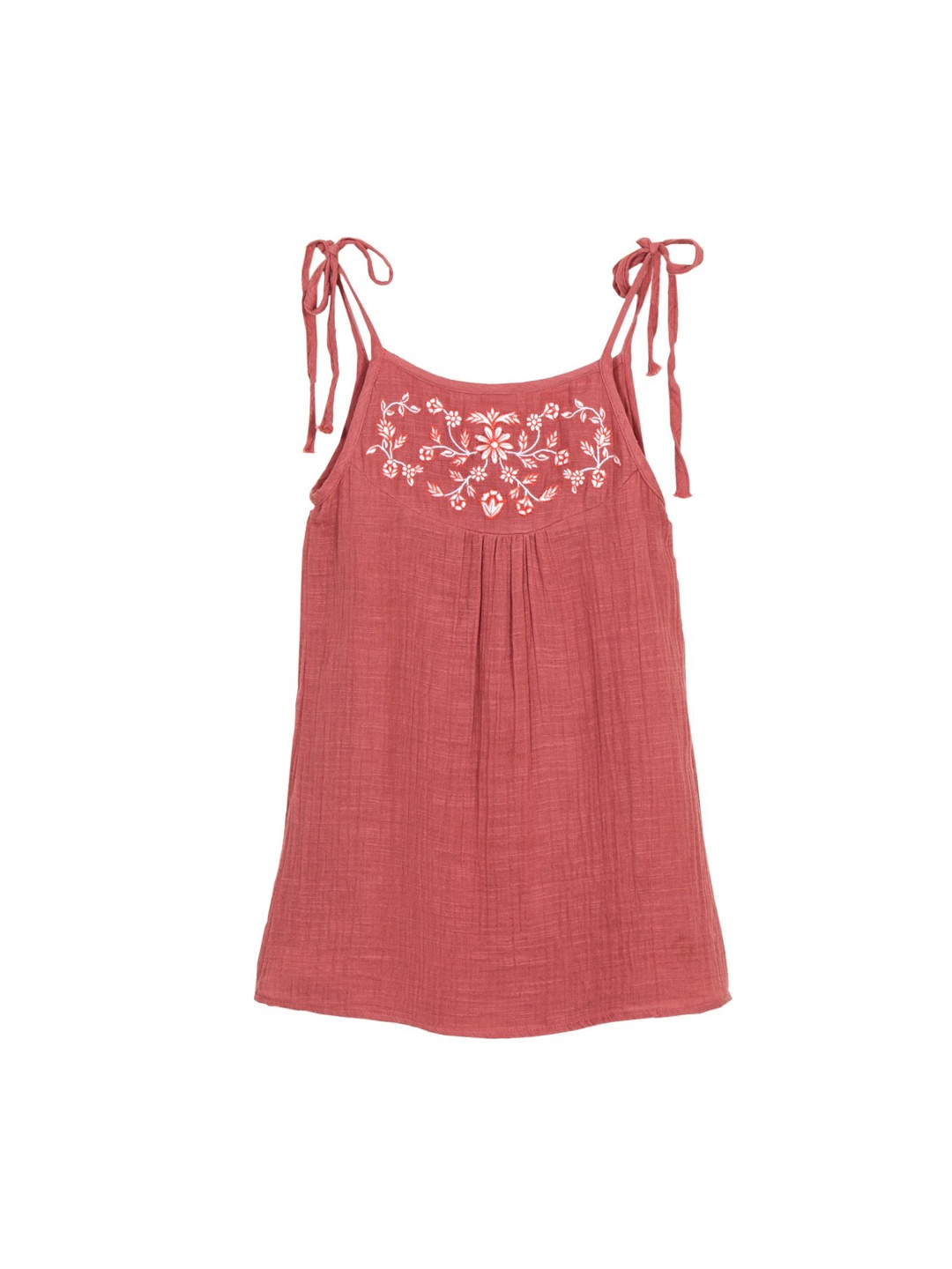 

SCOUP Rust Red A-Line Dress