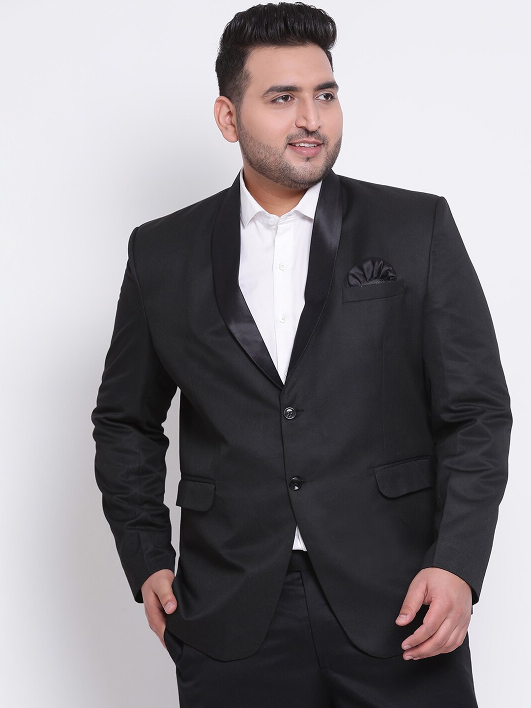 

hangup trend Men Black Solid Formal Tuxedo Blazer