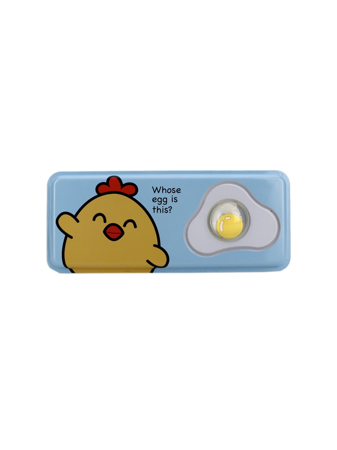 

QIPS Boys Blue & Yellow Printed Pencil Box