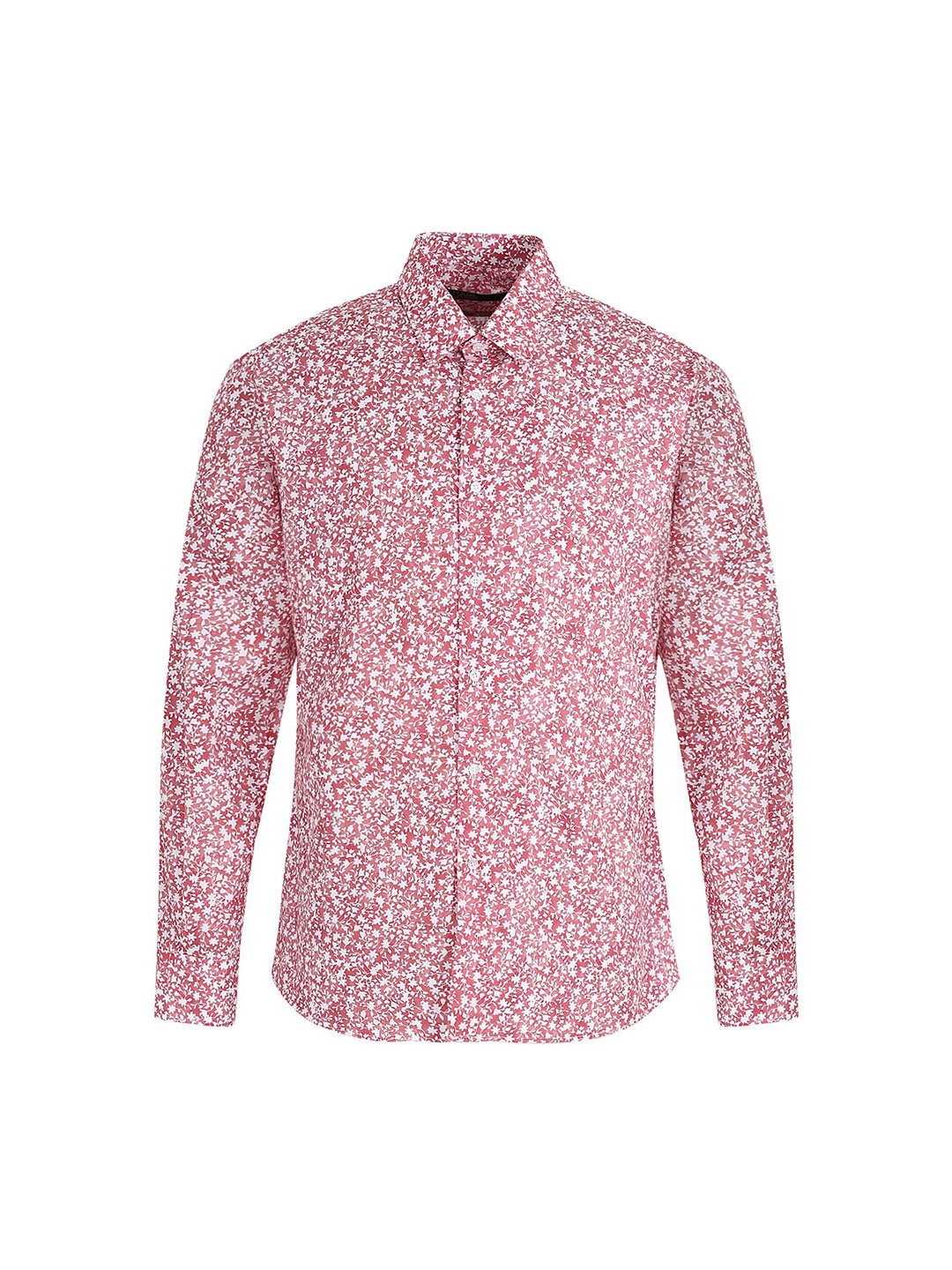 

LAGERFELD Men Red Printed Casual Shirt
