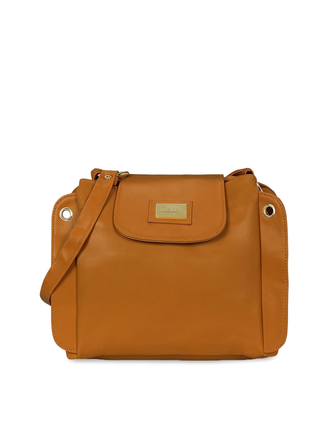 

KLEIO Tan PU Oversized Shopper Handheld Bag
