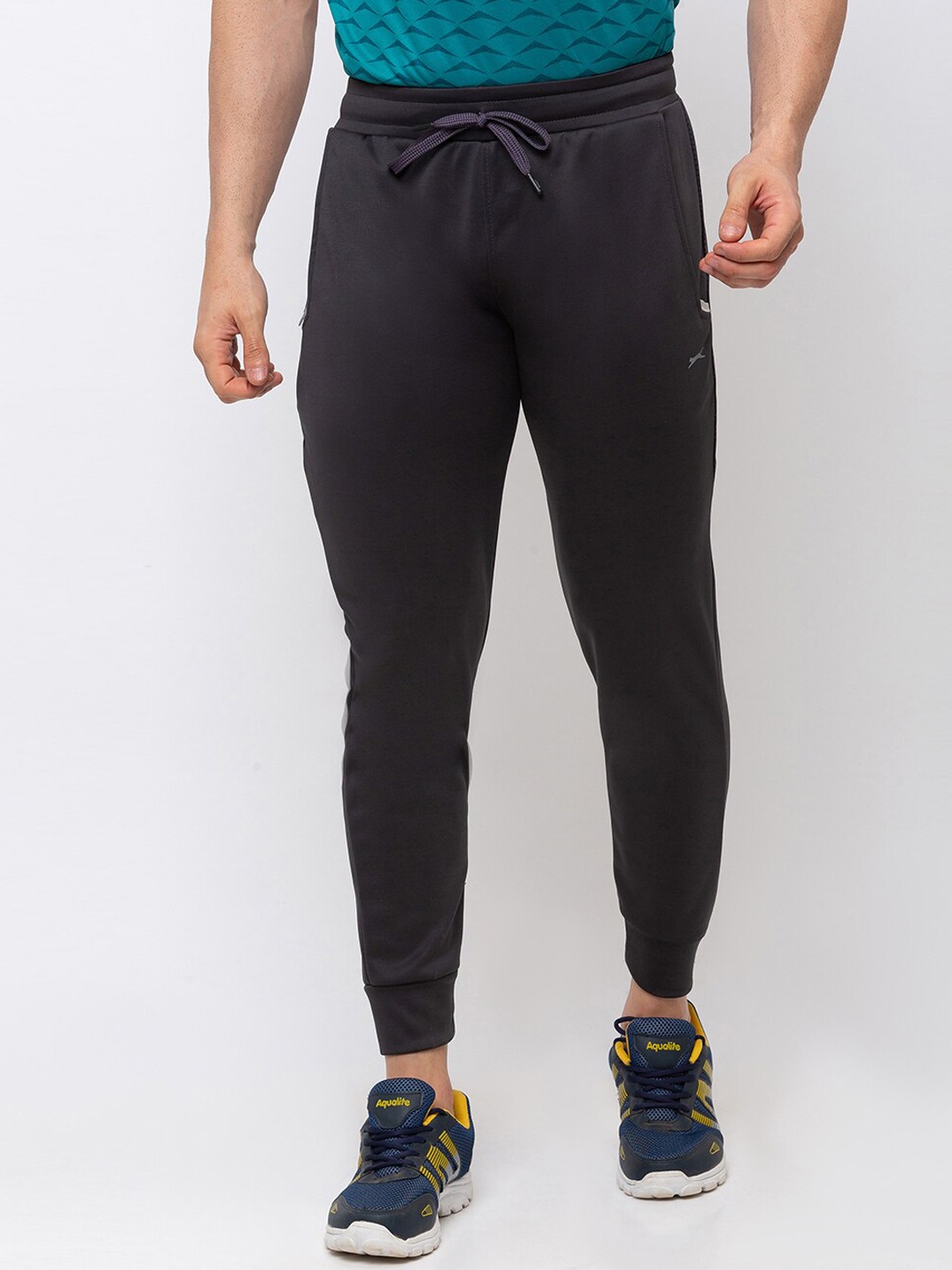 

Black Panther Men Charcoal Grey Solid Joggers