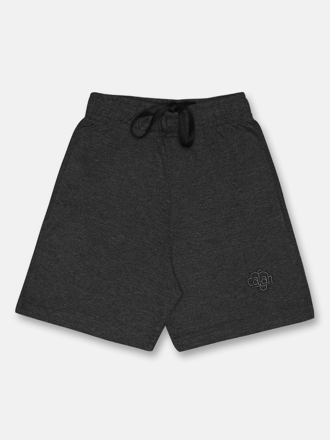 

CHIMPRALA Unisex Kids Grey Mid-Rise Regular Shorts with Antimicrobial Technology